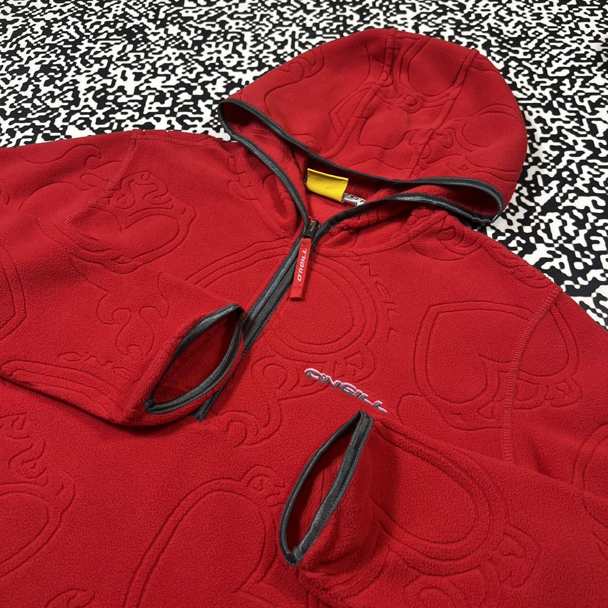 O'Neill Vintage Y2K Oneill Surf Style Fleece Monogram Retro Hoodie Size M / US 6-8 / IT 42-44 - 13 Thumbnail