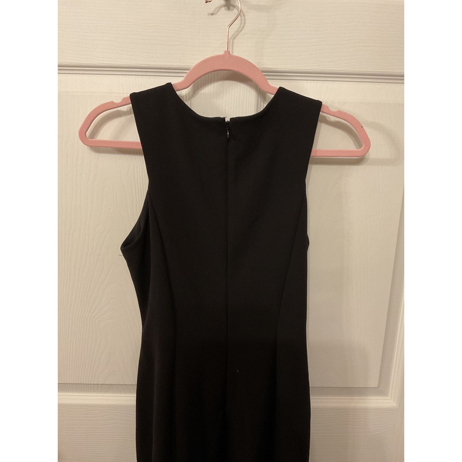 Calvin Klein Calvin Klein Black Sheath Workwear Sleeveless Dress, 6 Size M / US 6-8 / IT 42-44 - 4 Thumbnail