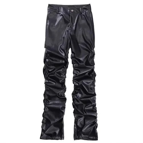 Other Punk niche design hip-hop loose casual leather pants Size US 32 / EU 48 - 6 Thumbnail