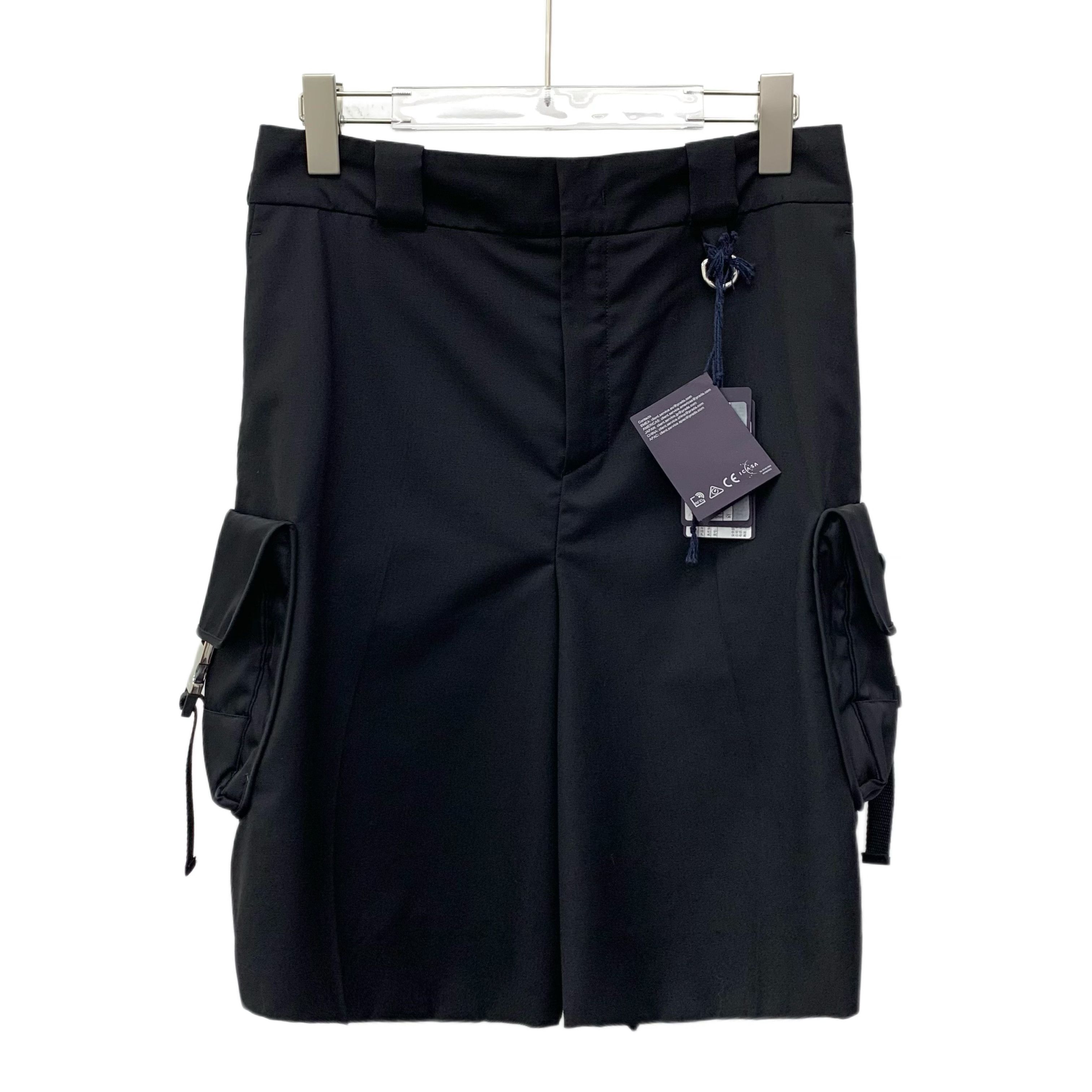 Prada Prada Wool Work Shorts Black (S) Size 26" / US 2 / IT 38 - 1 Thumbnail