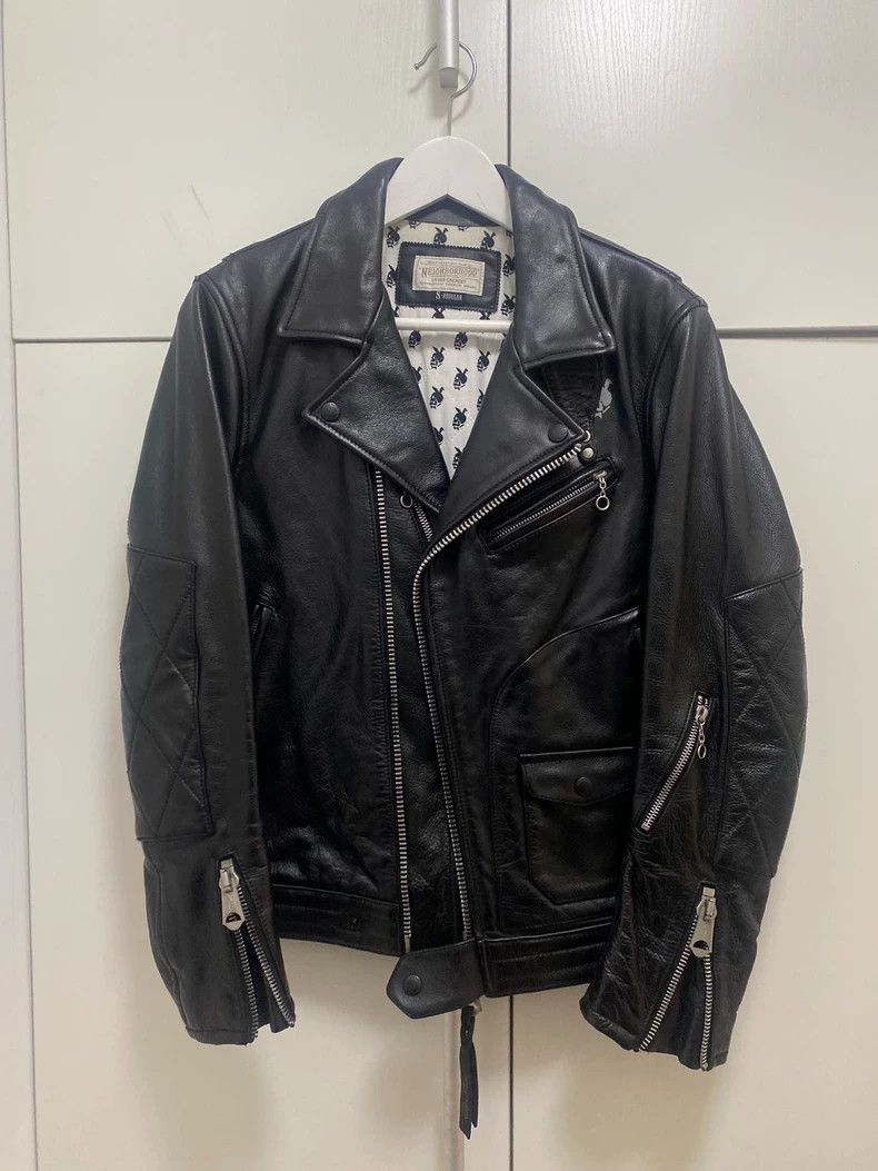 Neighborhood Neighborhood Classic Leather Jacket Size US S / EU 44-46 / 1 - 1 Thumbnail