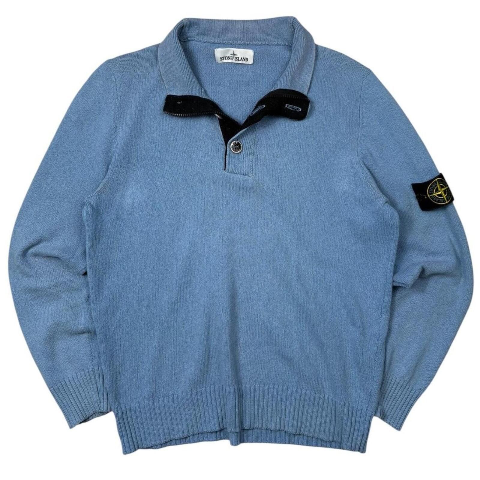 Stone Island Stone Island Quarter Zip Jumper (L) Size US L / EU 52-54 / 3 - 1 Thumbnail