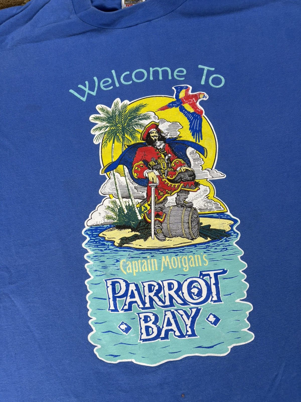Vintage 1990’s Captain Morgan Promo T-Shirt Size US XL / EU 56 / 4 - 3 Thumbnail