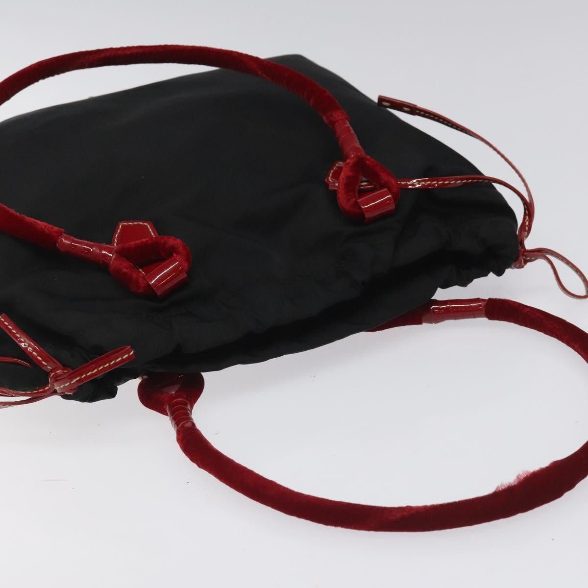 Prada PRADA Hand Bag Nylon Black Silver Size ONE SIZE - 6 Thumbnail