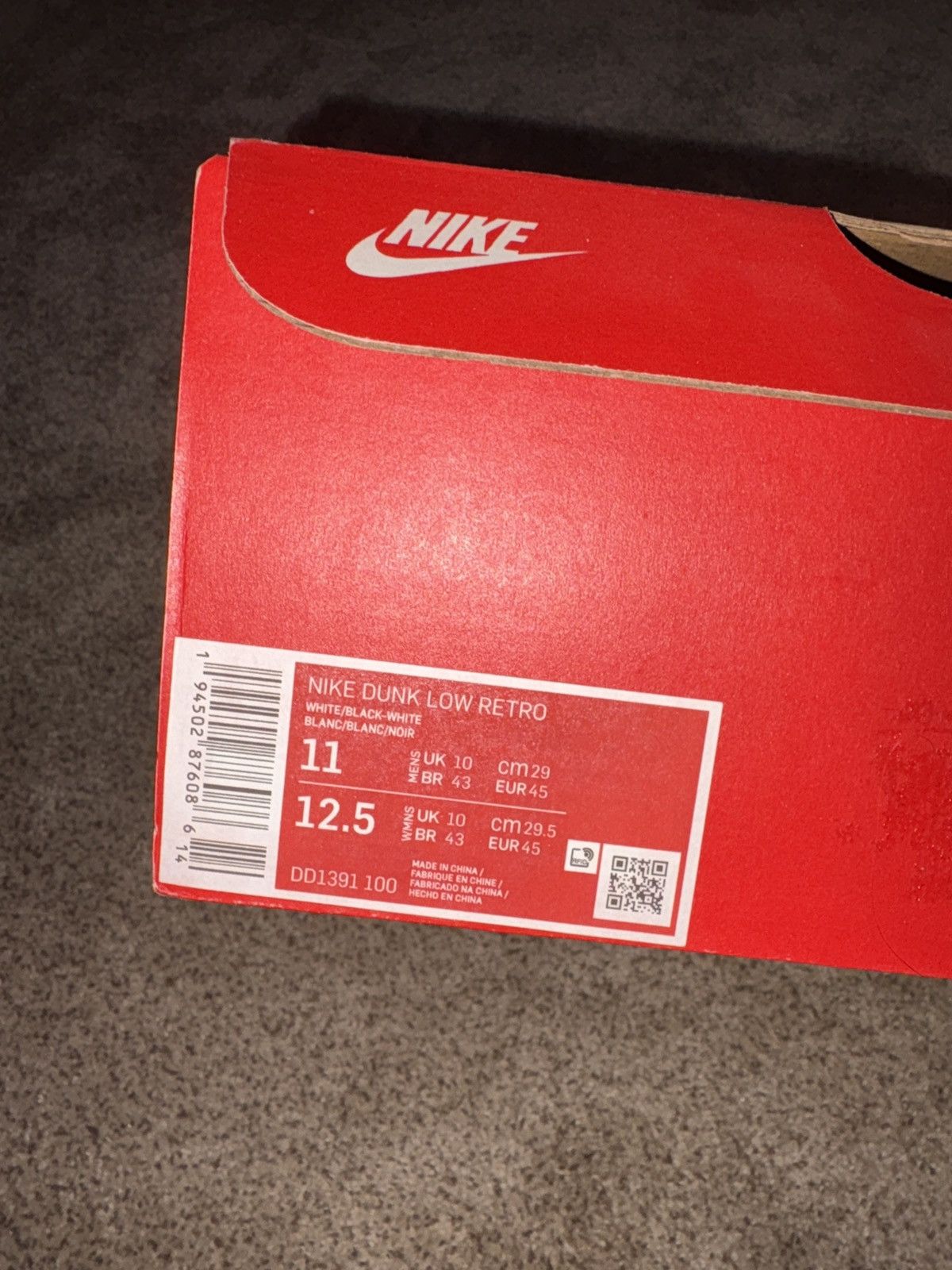 Nike Nike Retro Panda Dunks Low Top Size US 11 / EU 44 - 7 Thumbnail