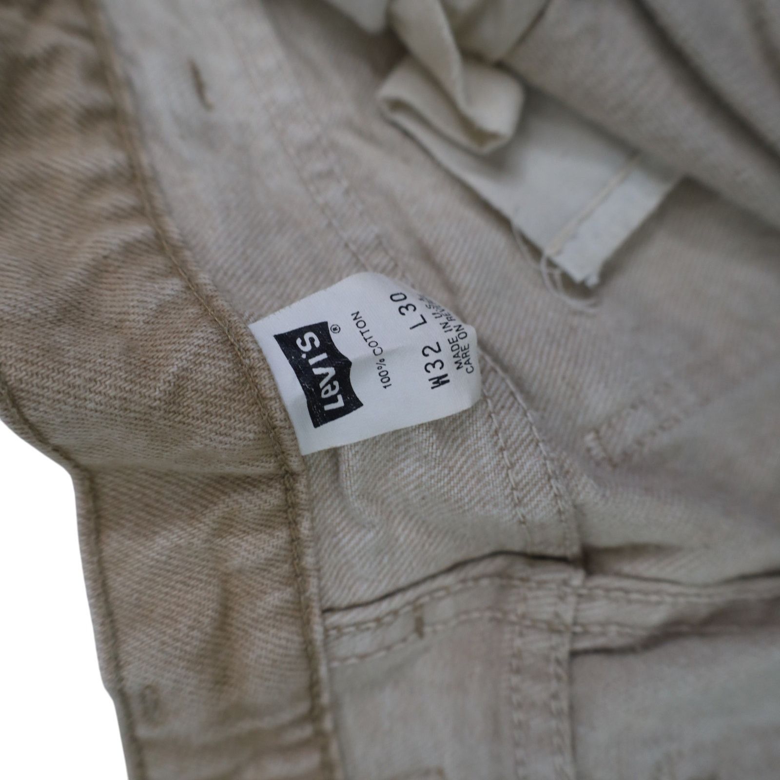 Levi's × Vintage Vintage Levi's 550 Orange Tab Denim Jeans Size US 32 / EU 48 - 9 Thumbnail