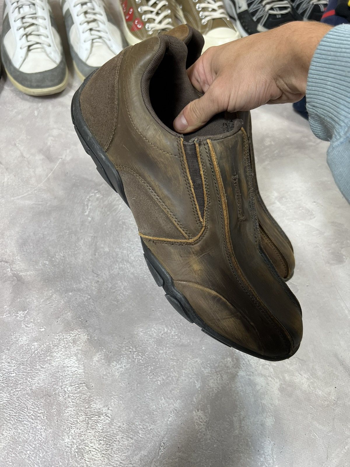 Vintage Vintage Kangol Avant garde distressed Leather Shoes Size US 11 / EU 44 - 8 Thumbnail