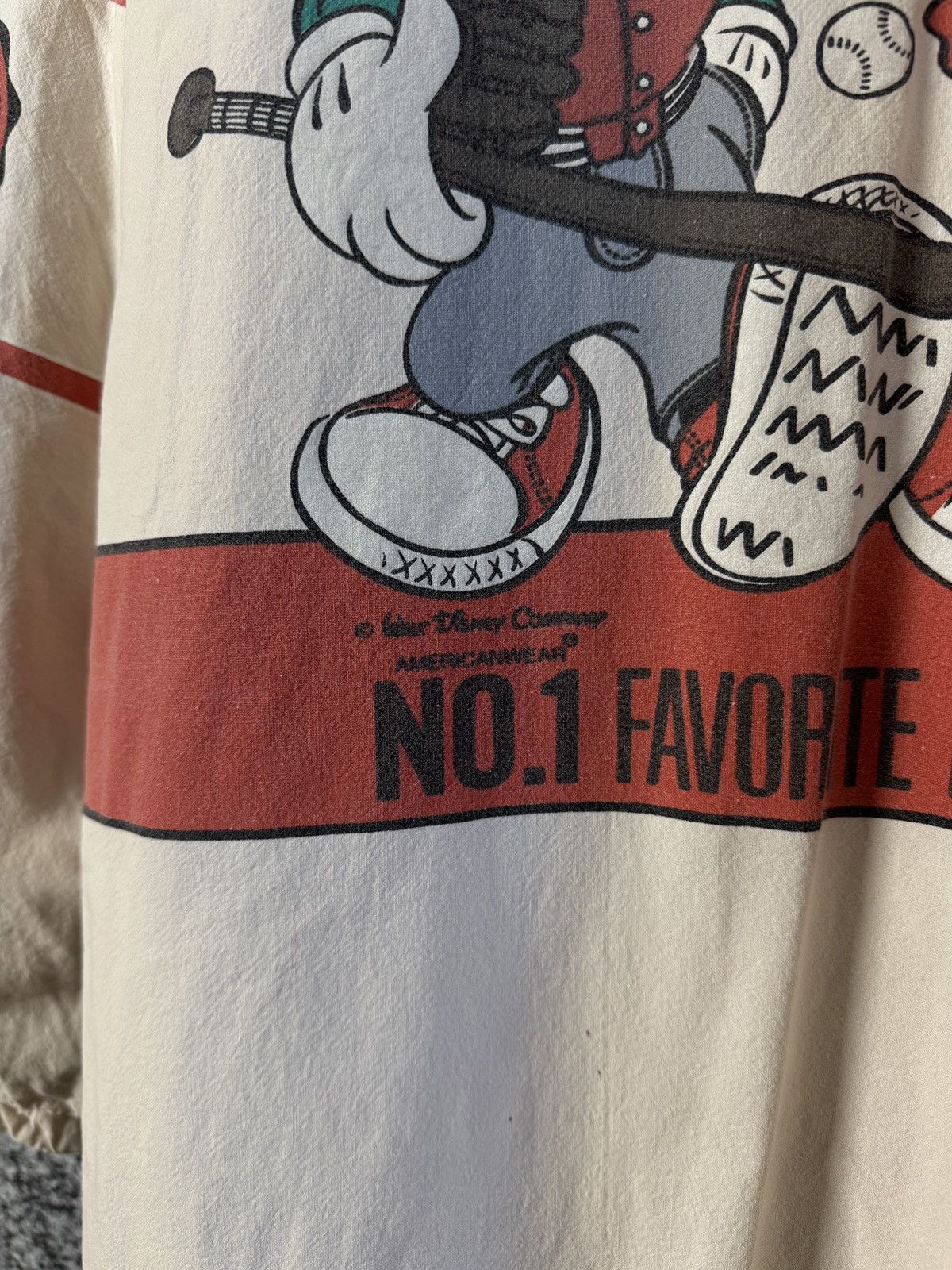Disney Rare Vintage Mickey Disney Americanwear Reversible Jacket Size US XL / EU 56 / 4 - 15 Thumbnail