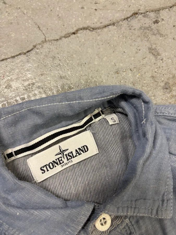 Stone Island Stone Island Ocean Blue Shirt Size US S / EU 44-46 / 1 - 7 Thumbnail