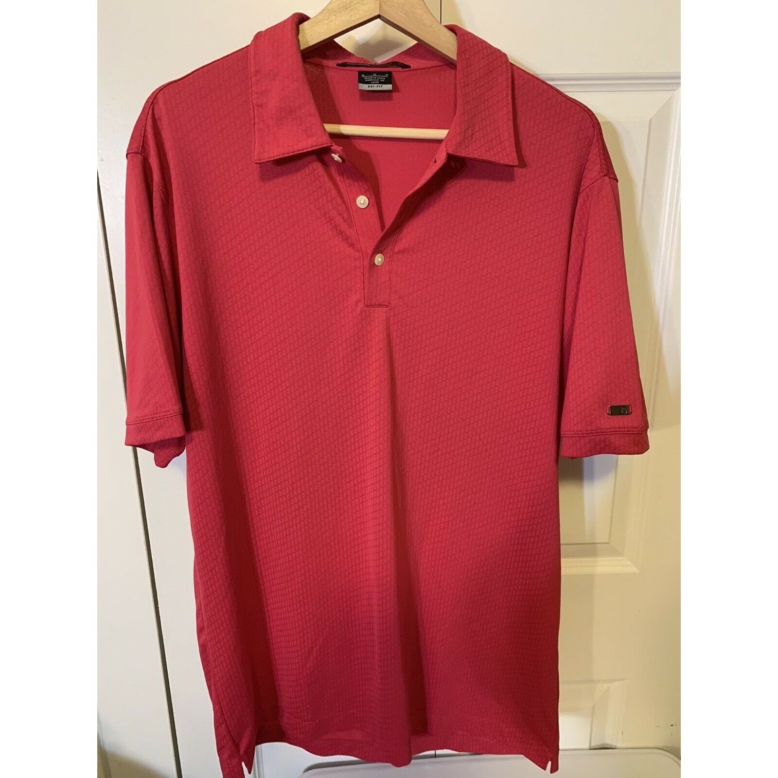 Tiger Woods Tiger Woods Collection Men’s Sz M Golf Polo Shirt Pink Size US M / EU 48-50 / 2 - 3 Thumbnail