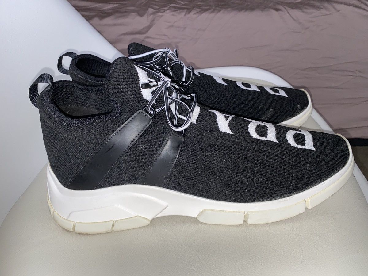 Prada Prada Logo Knit Runners Size US 9.5 / EU 42-43 - 1 Thumbnail