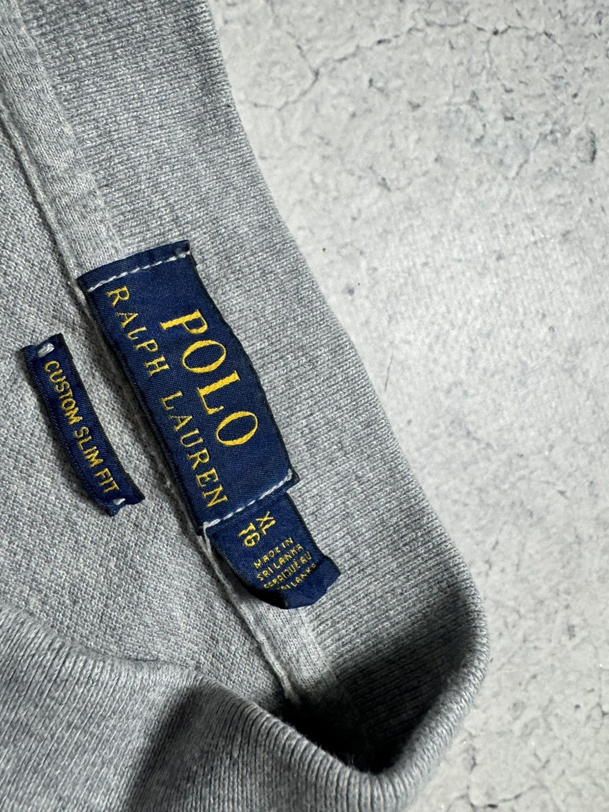 Polo Ralph Lauren Polo Ralph Lauren Big Pony Polo Shirt Vintage Gray PRL Size US XL / EU 56 / 4 - 5 Thumbnail