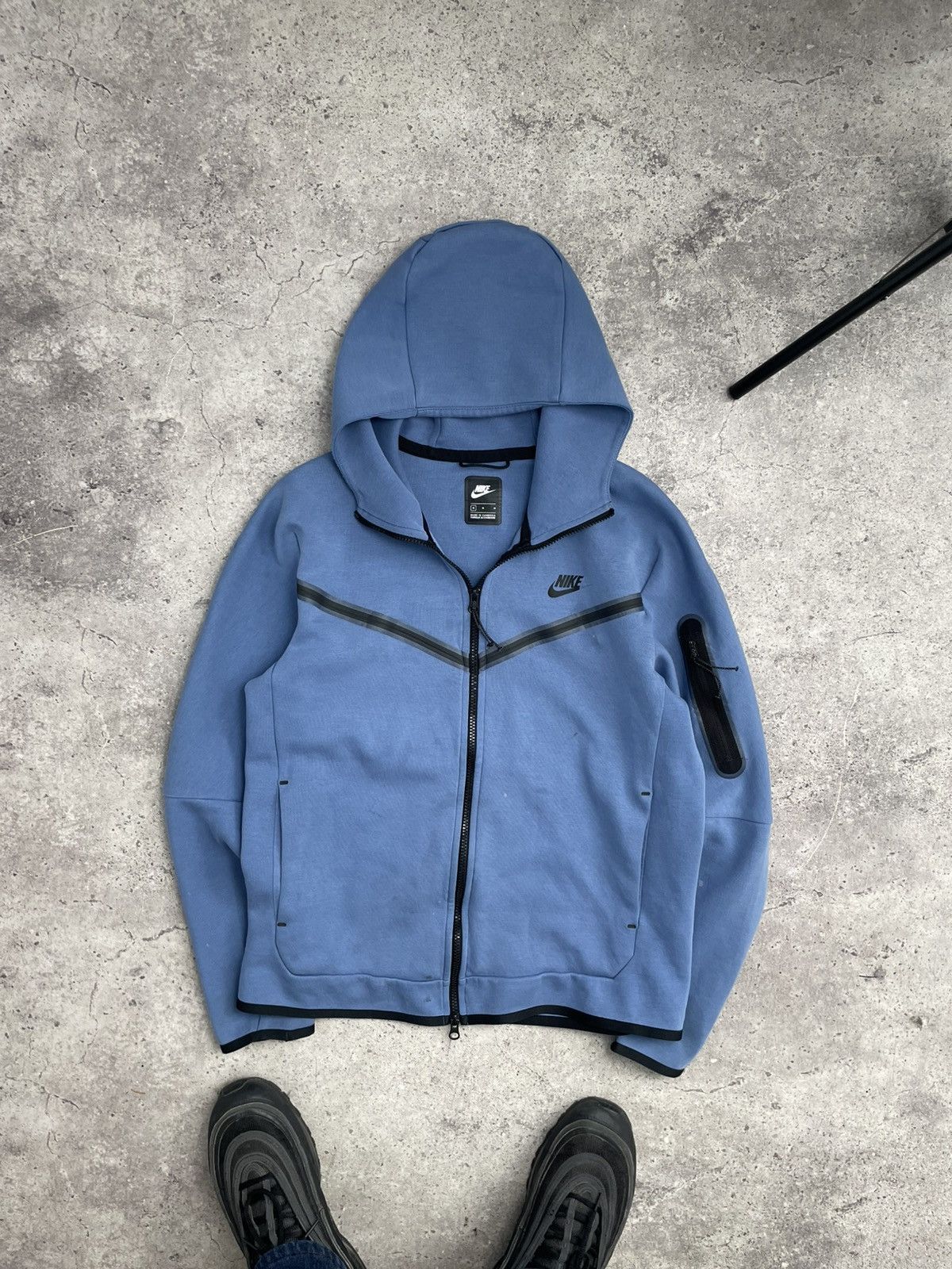 Nike Nike Tech Fleece Zip Up Hoodie Drill Style Size US M / EU 48-50 / 2 - 1 Thumbnail