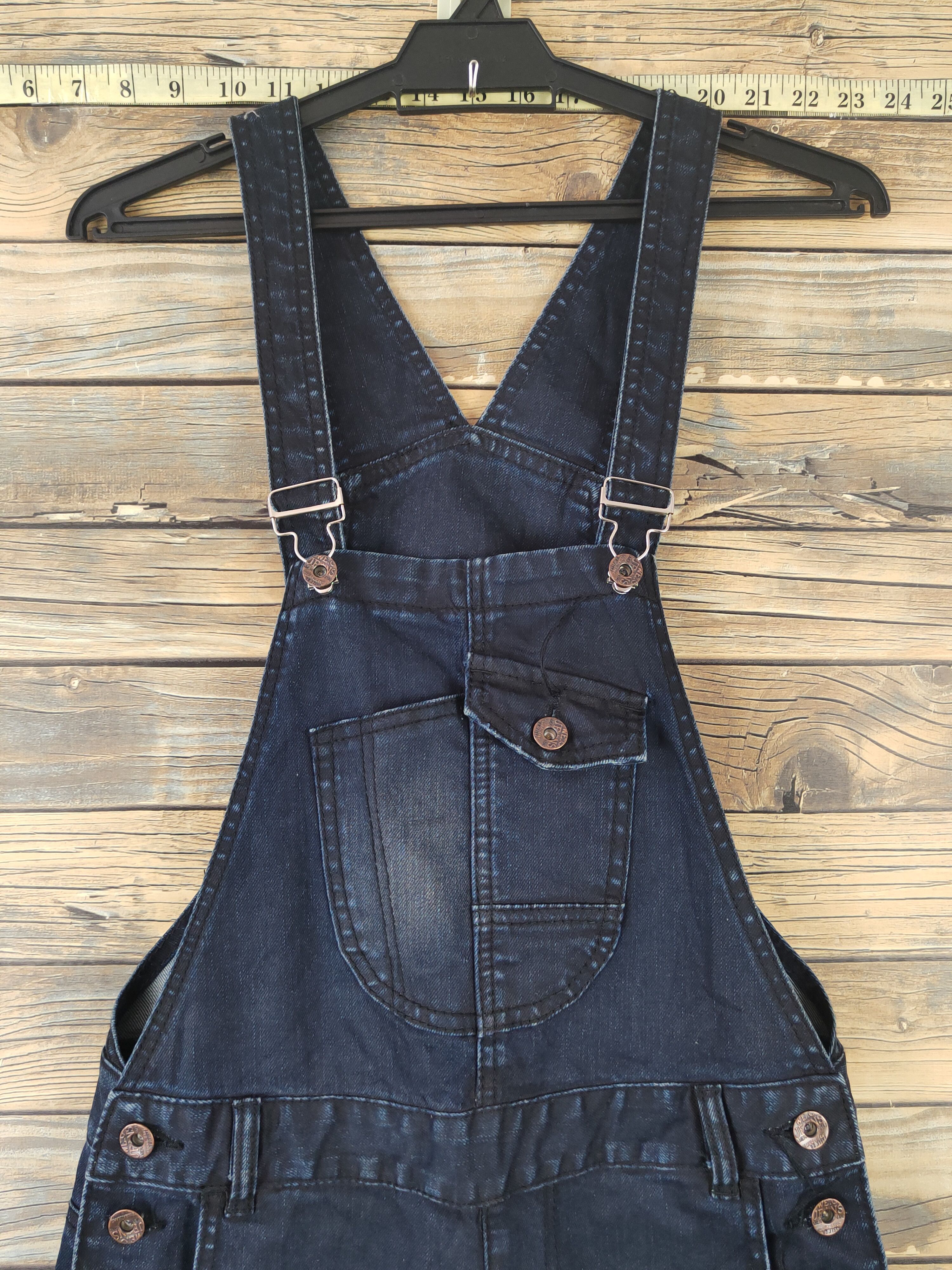 Japanese Brand × Vintage Vintage Japanese Brand Blue Denim Jumpsuits Size 30" / US 8 / IT 44 - 2 Thumbnail
