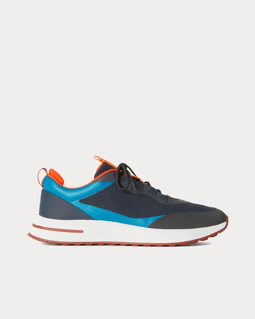 image of Loro Piana O1Srvl11E0424 Week End Walk Evo Sneakers In Blue, Men's (Size 6)