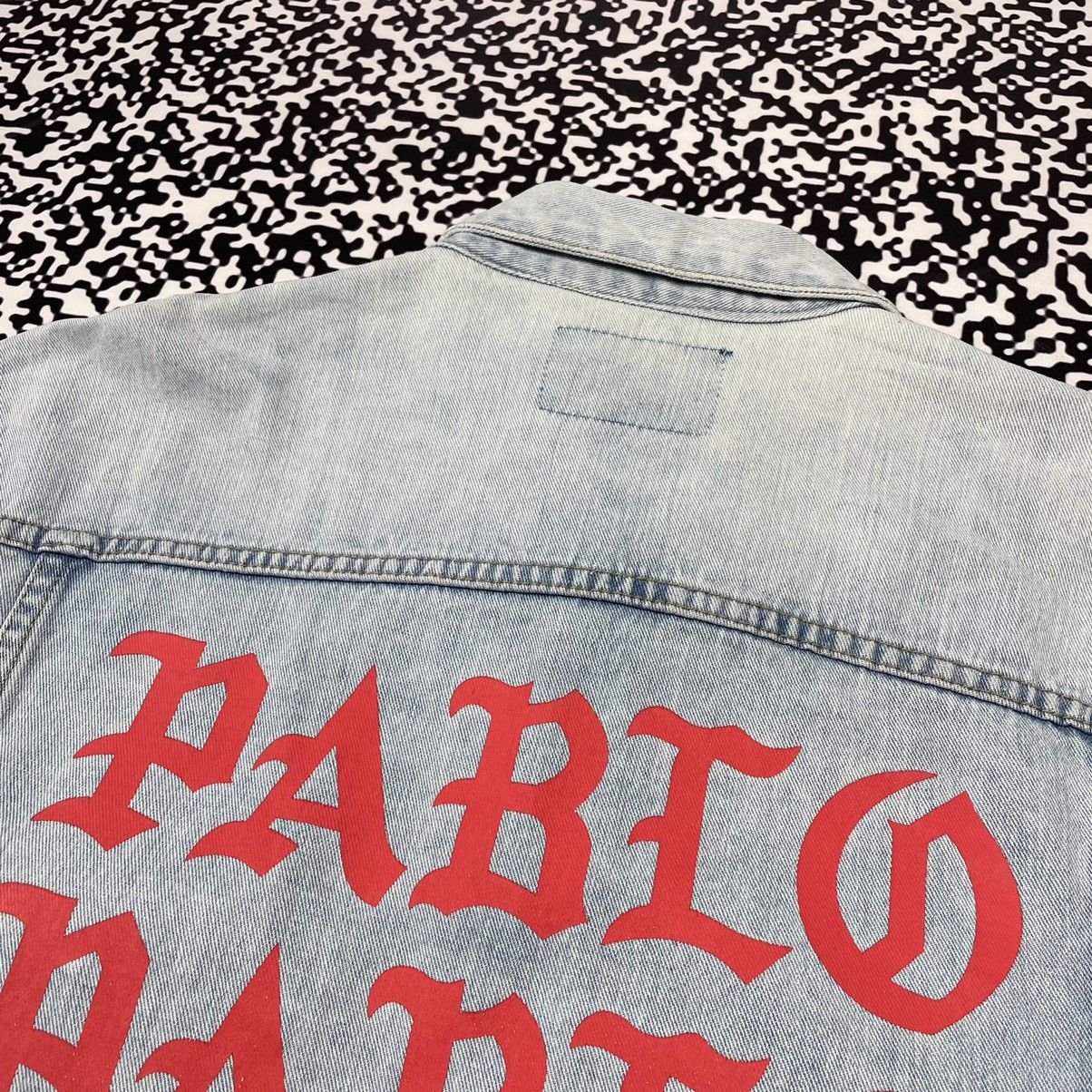 Japanese Brand × Vintage Vintage Y2K Japanese PABLO PABLO Rap Denim Jacket Kanye West Size US XL / EU 56 / 4 - 7 Thumbnail