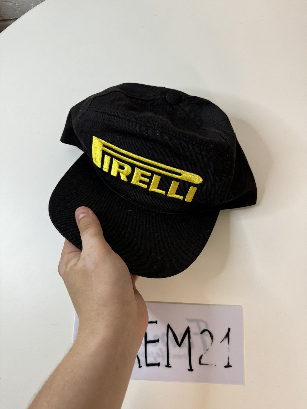 Vintage Pirelli vintage cap hat Size ONE SIZE - 2 Thumbnail