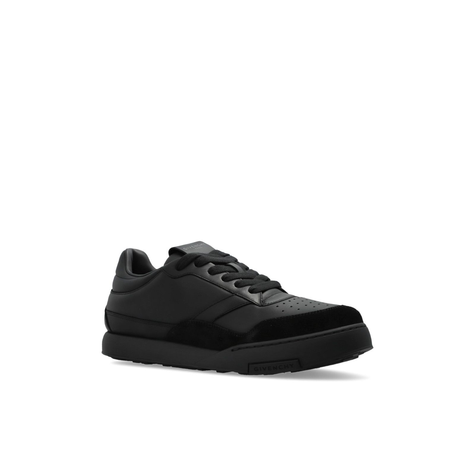 Givenchy GIVENCHY Black Leather Sports Sneakers New & Authentic (Men' Size US 11 / EU 44 - 2 Thumbnail
