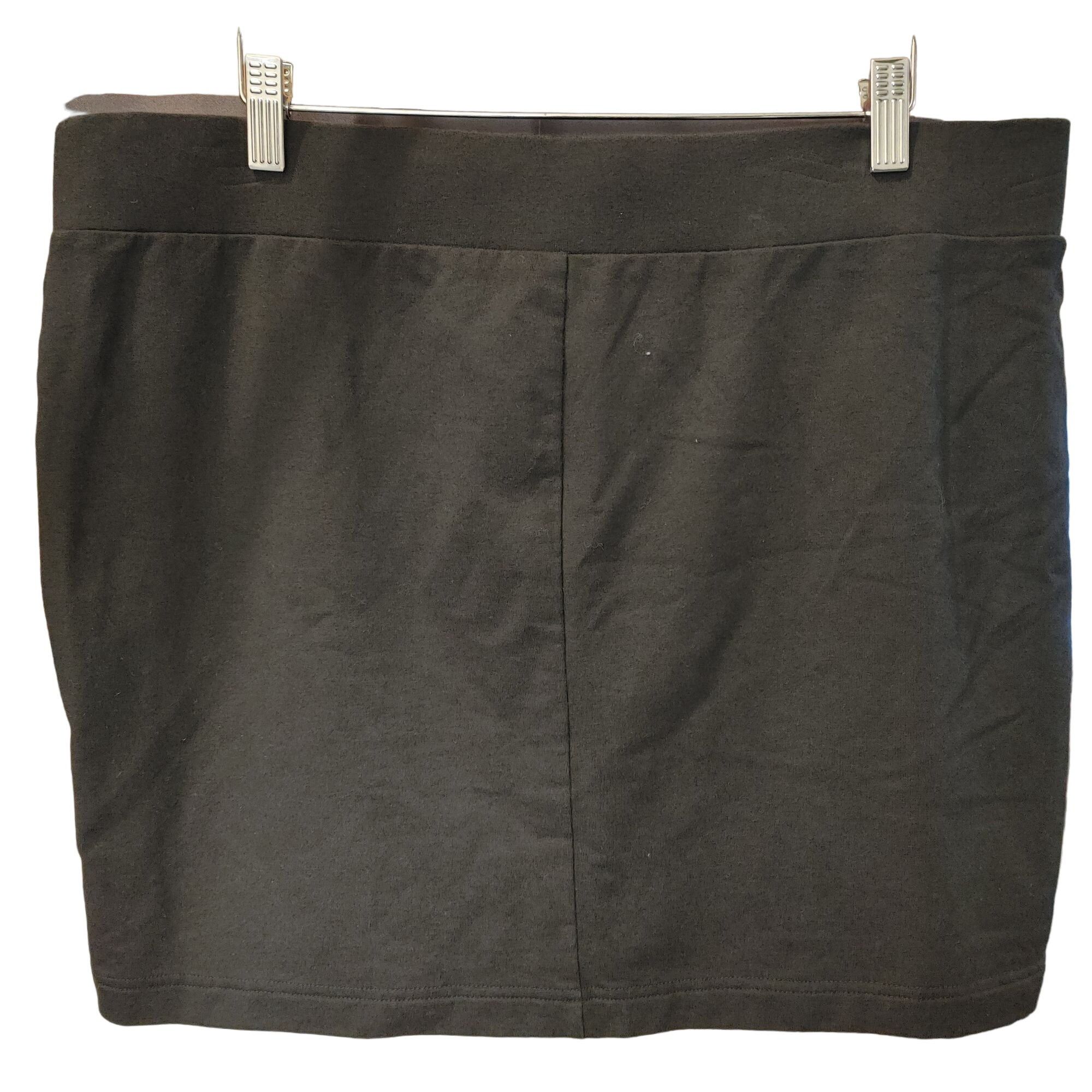 Other Pure Jill Woman's Black Soft Stretch Yoga Mini Skirt Large Size 36" / US 14 / IT 50 - 2 Thumbnail