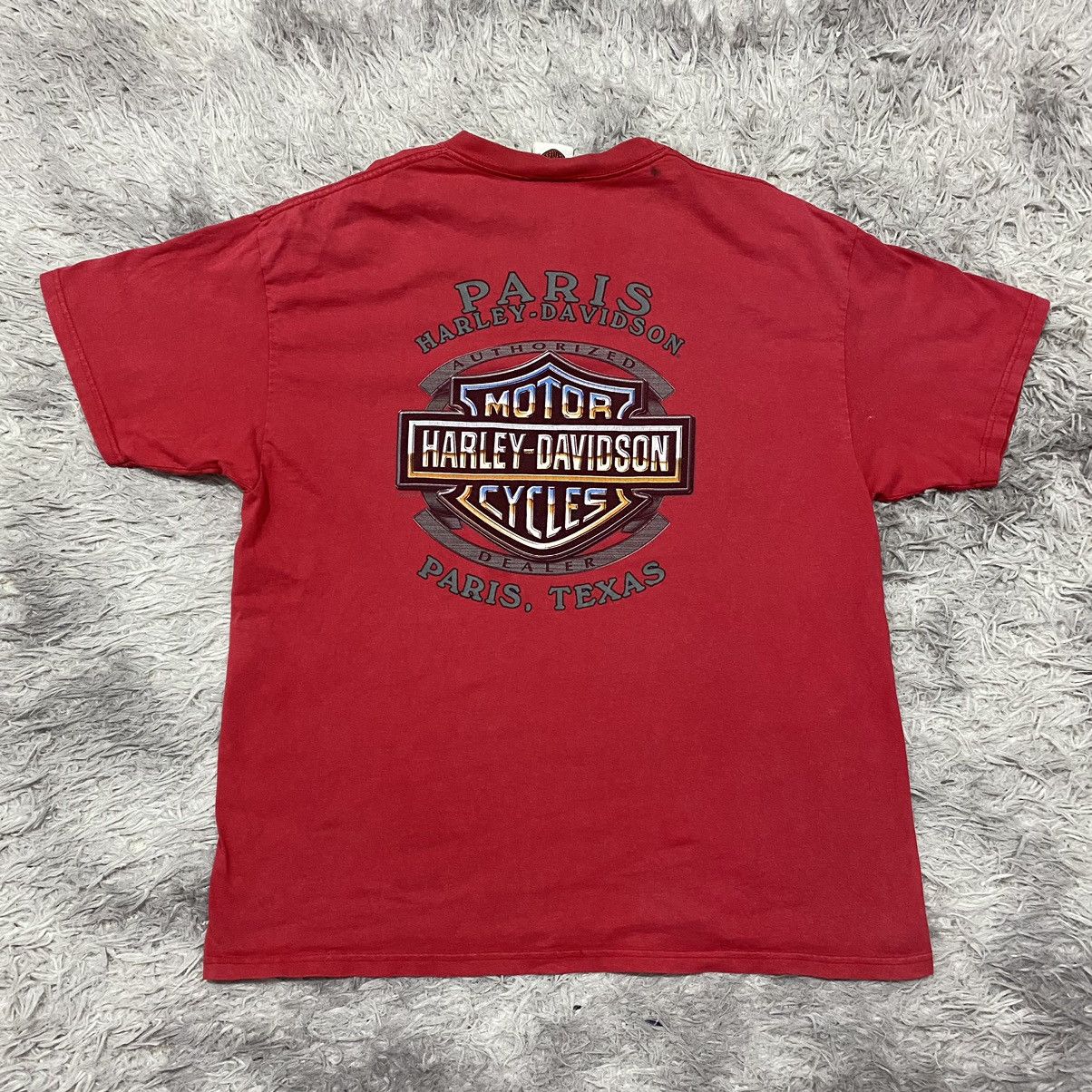 Harley Davidson × Vintage Vintage y2k harley davidson paris backhit Size US XL / EU 56 / 4 - 2 Thumbnail
