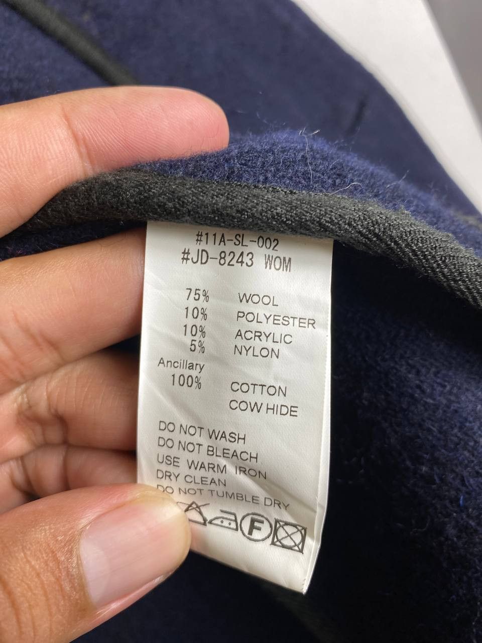 Danton danton vetements wool jacket very nice design Size US M / EU 48-50 / 2 - 7 Thumbnail