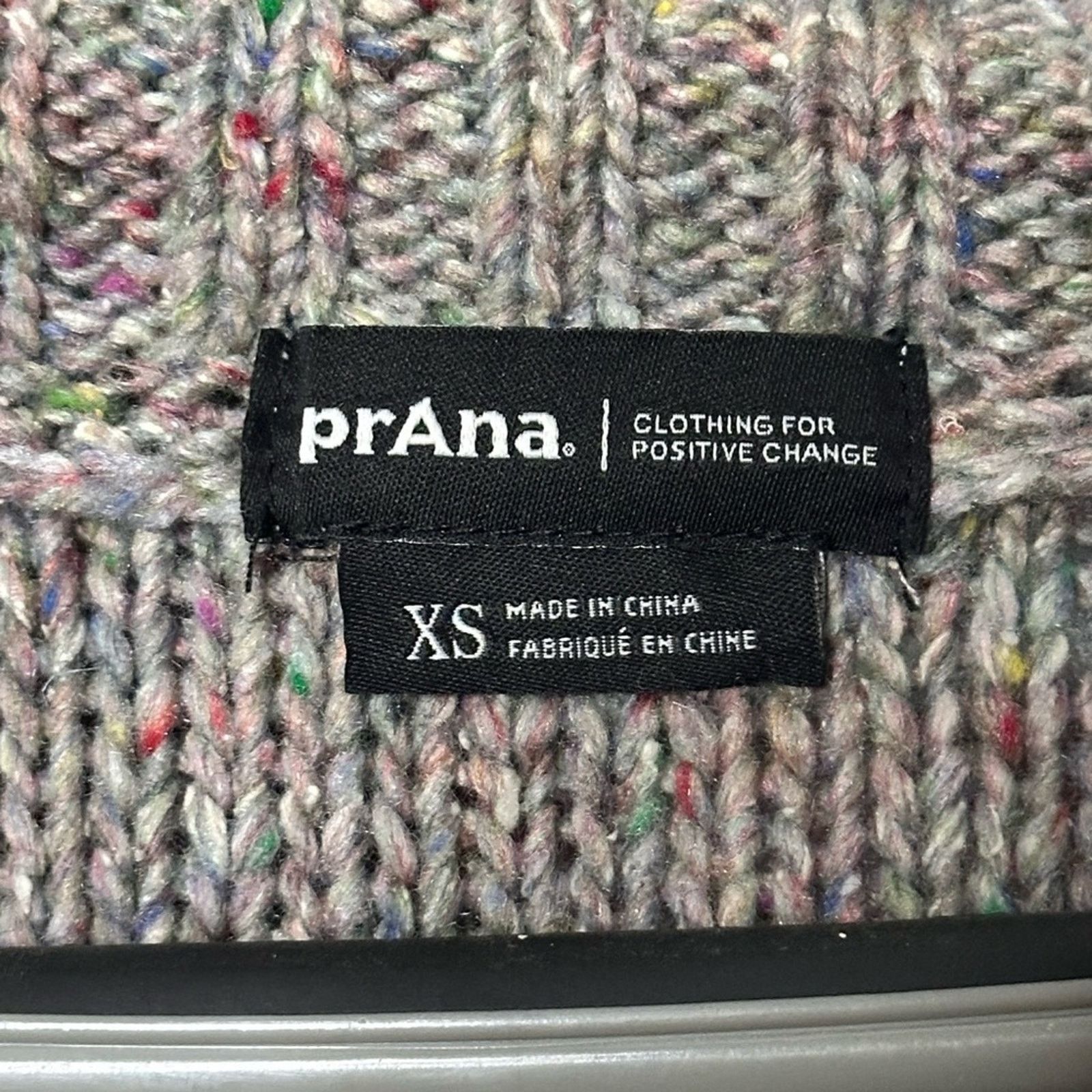 Prana PrAna Laurel Creek Quarter Zip Sweater In Pebble Grey Size XS / US 0-2 / IT 36-38 - 7 Thumbnail