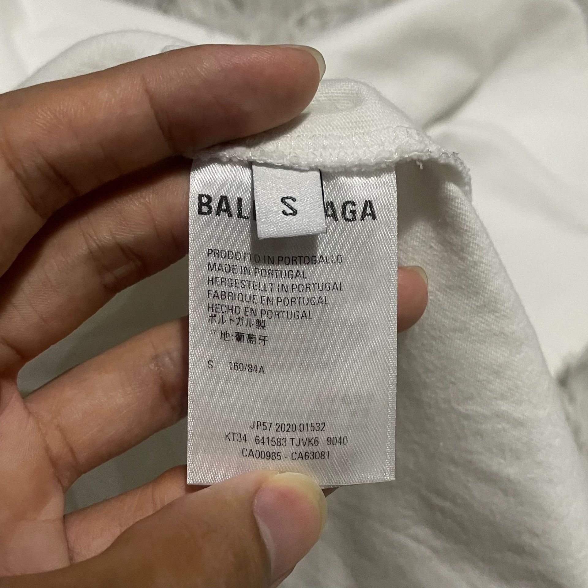 Balenciaga Balenciaga Marathon Printed Logo Long Sleeve-2505 Size US S / EU 44-46 / 1 - 5 Thumbnail