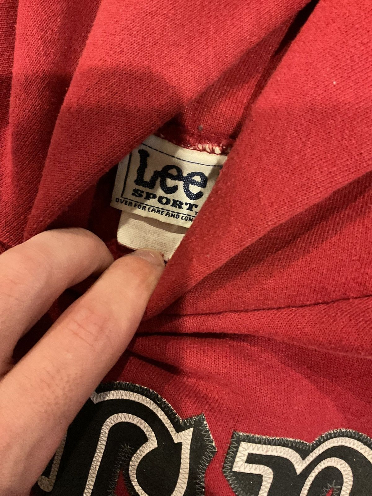 NFL × Vintage Vintage 49ers Lee sport hoodie Size US XL / EU 56 / 4 - 2 Thumbnail