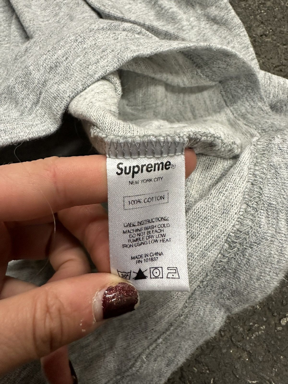 Supreme Supreme box logo thermal long sleeve top Size US M / EU 48-50 / 2 - 7 Thumbnail