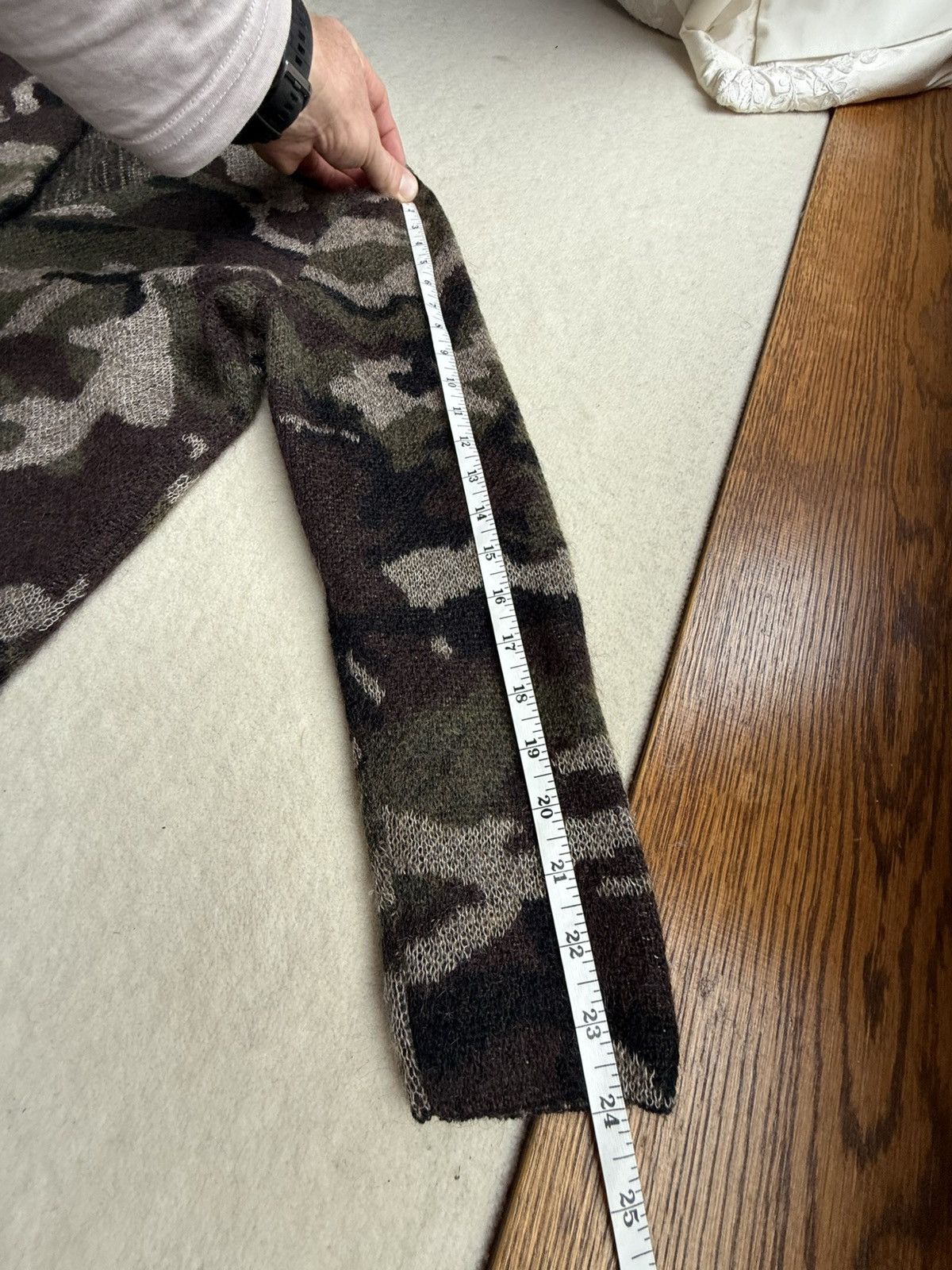 Saint Laurent Paris SS15 Saint Laurent camo camouflage cardigan Hedi Psych Rock Size US S / EU 44-46 / 1 - 6 Thumbnail