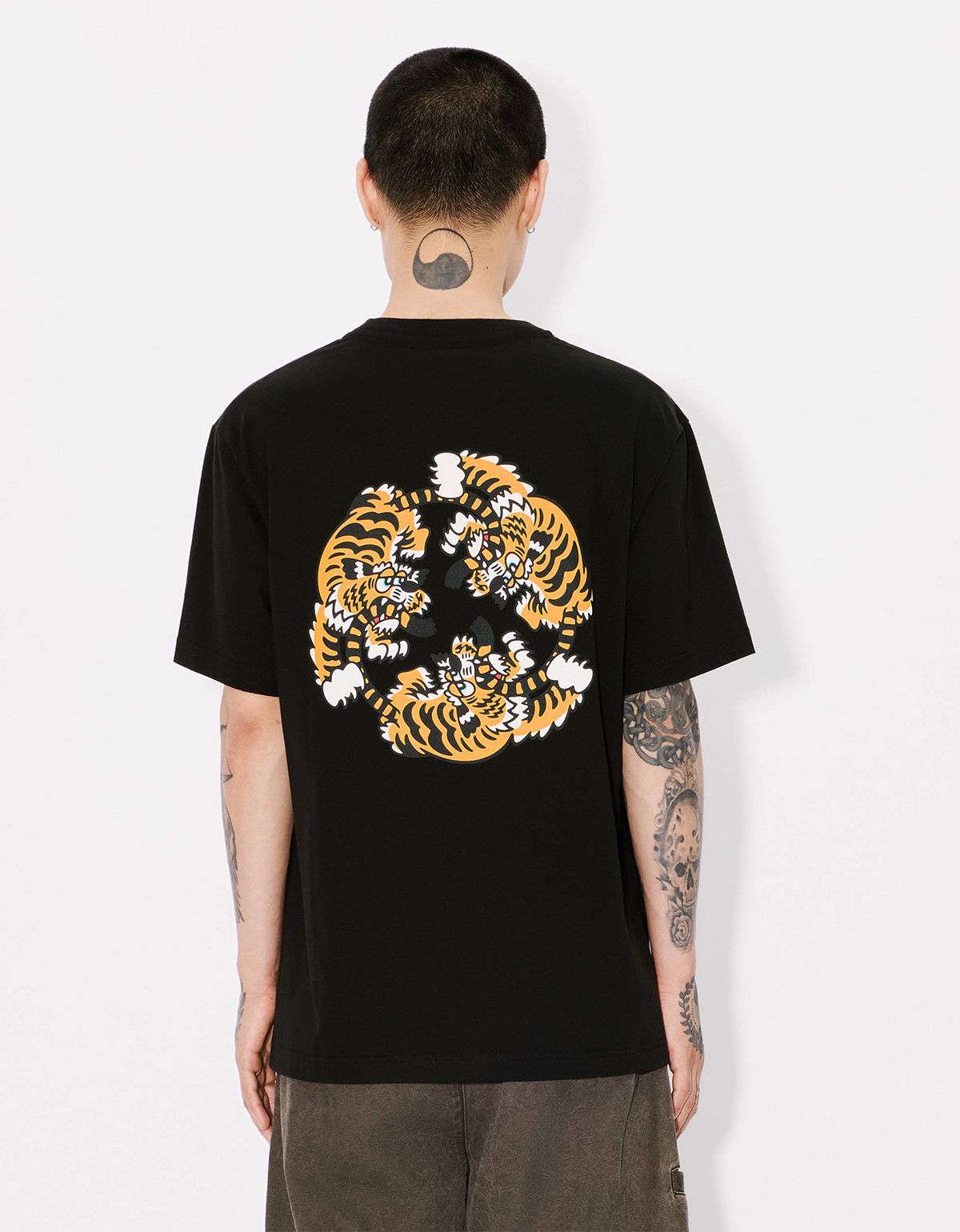 Kenzo Kenzo Verdy Market Genderless Oversized Black T-Shirt Size US S / EU 44-46 / 1 - 4 Thumbnail