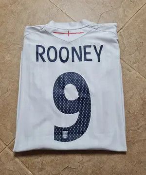 Umbro Vintage Umbro #9 Rooney ENGLAND 2008/2010 Football Soccer Size US L / EU 52-54 / 3 - 25 Thumbnail
