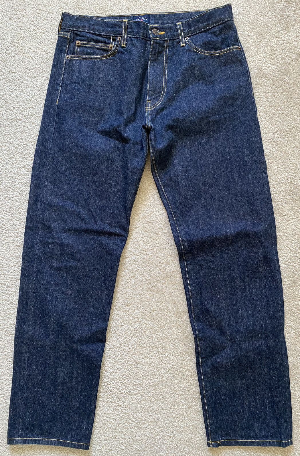 image of Noah Ny 5-Pocket Denim Jeans Indigo Size 32 in Navy, Men's