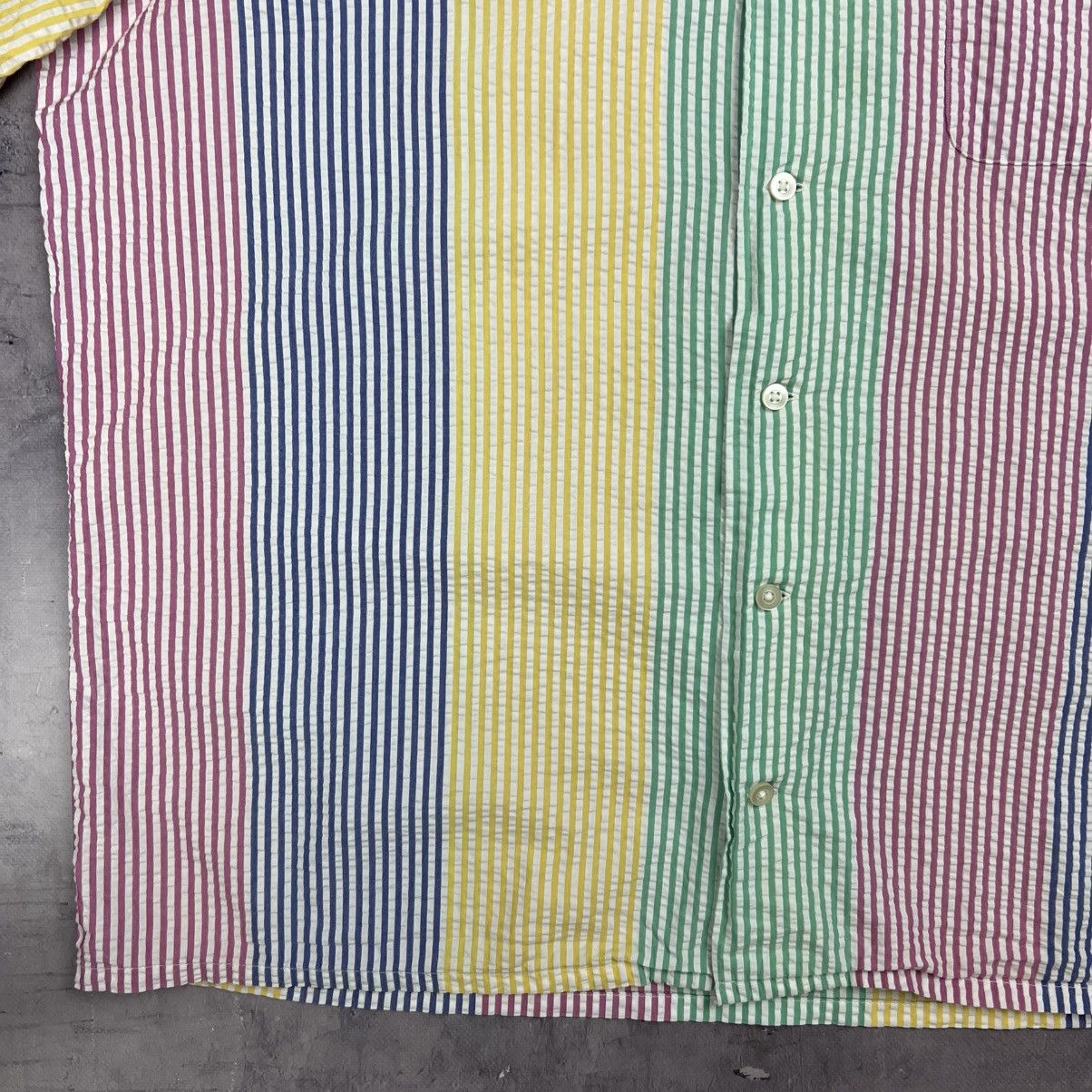 Other Rare! Polo Ralph Lauren Striped Waffle Button Up Old Money Size US XL / EU 56 / 4 - 9 Thumbnail