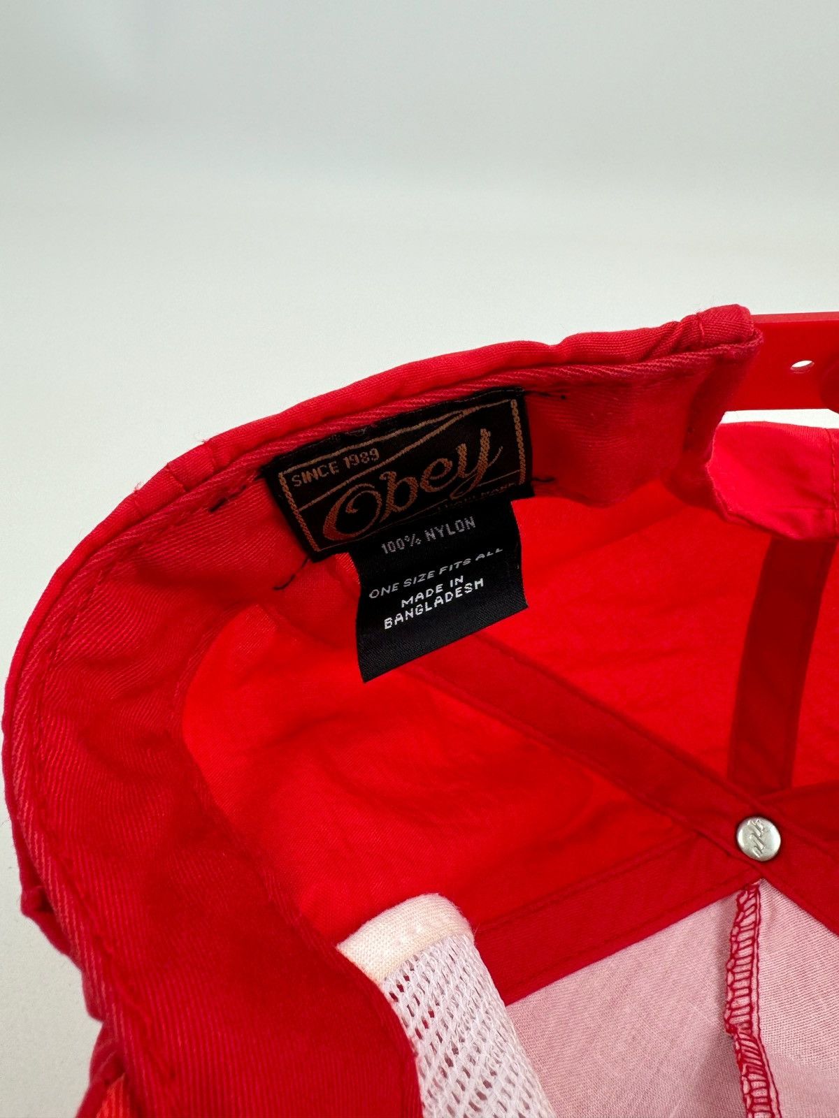 Obey Obey Posse Red Snap Back Cap Size ONE SIZE - 12 Thumbnail