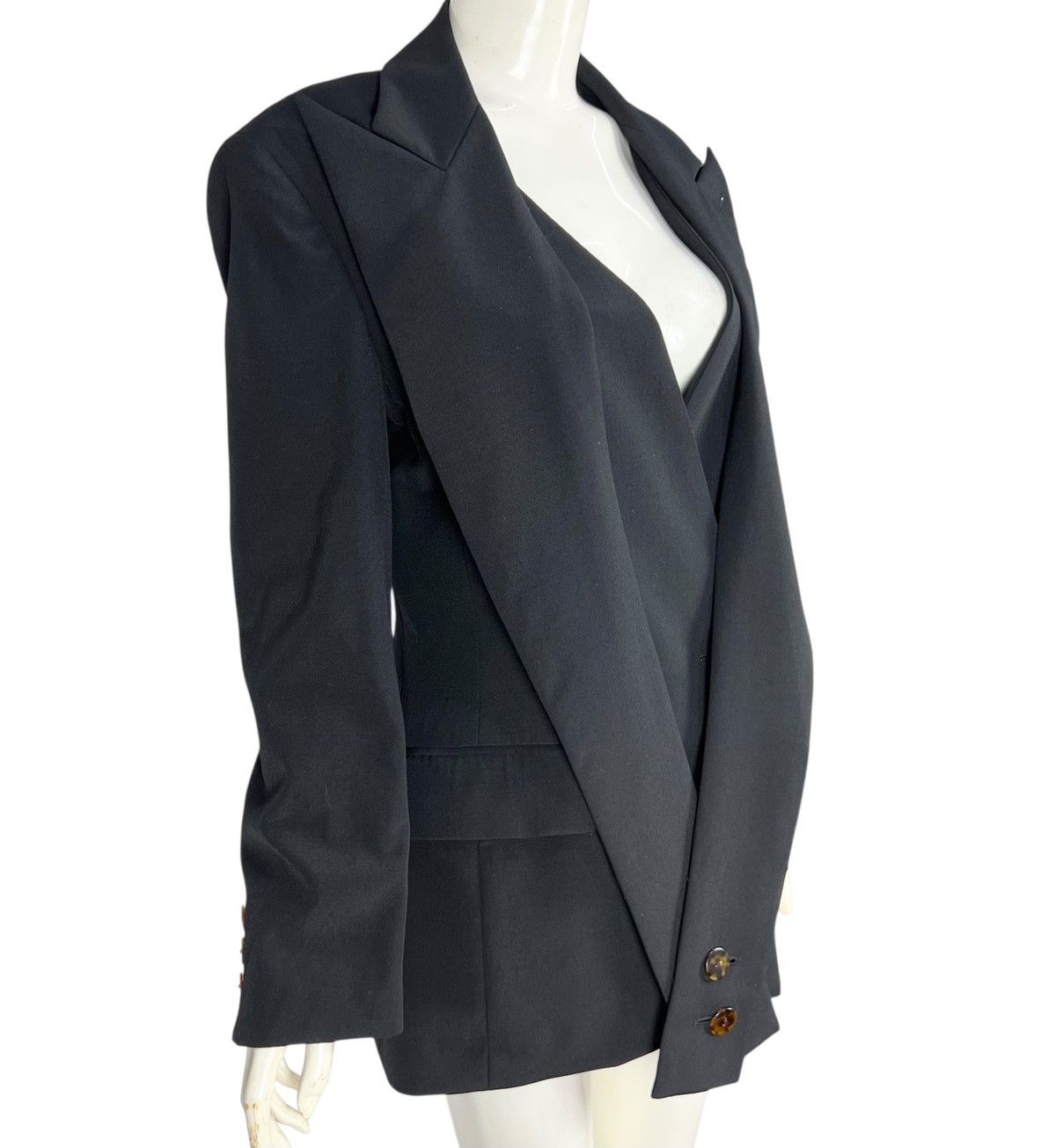 Jean Paul Gaultier JPG Jean Paul Gaultier Femme Drape Blazer Jacket Size M / US 6-8 / IT 42-44 - 17 Thumbnail