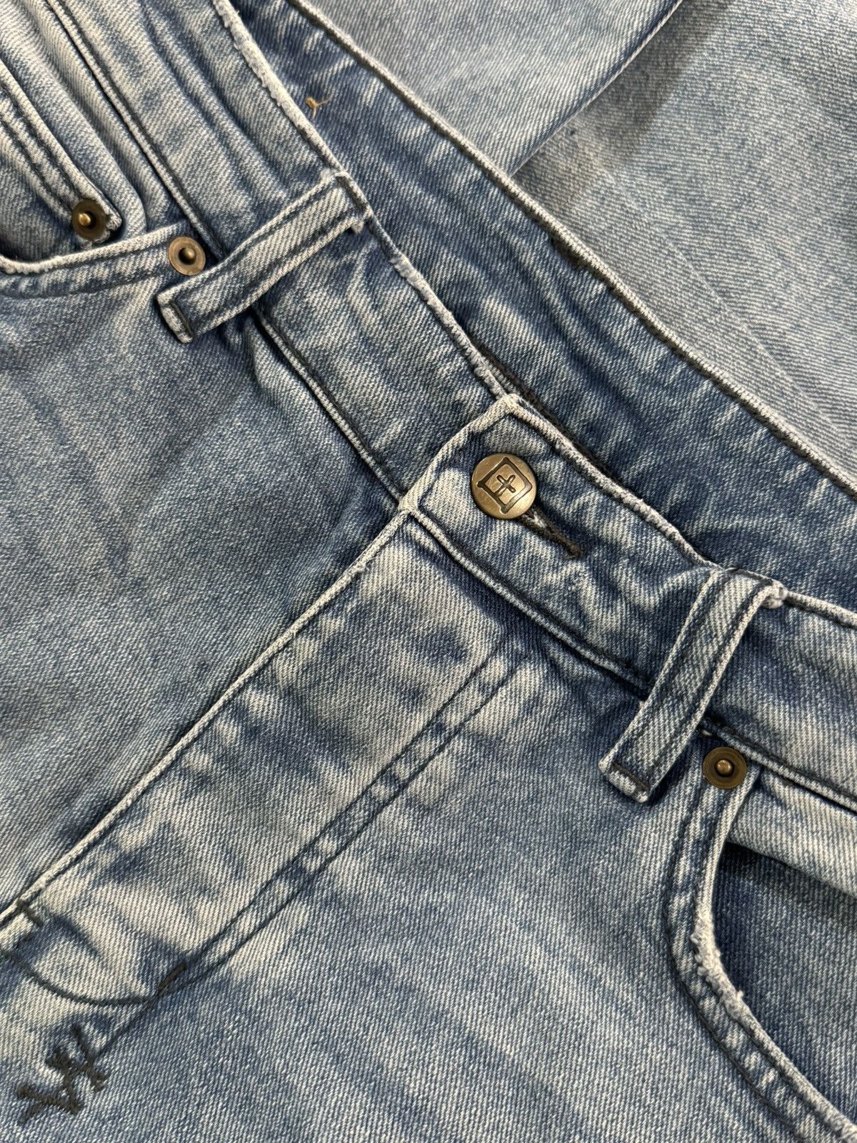 Ksubi Ksubi Distressed Denim Jeans Size US 32 / EU 48 - 7 Thumbnail