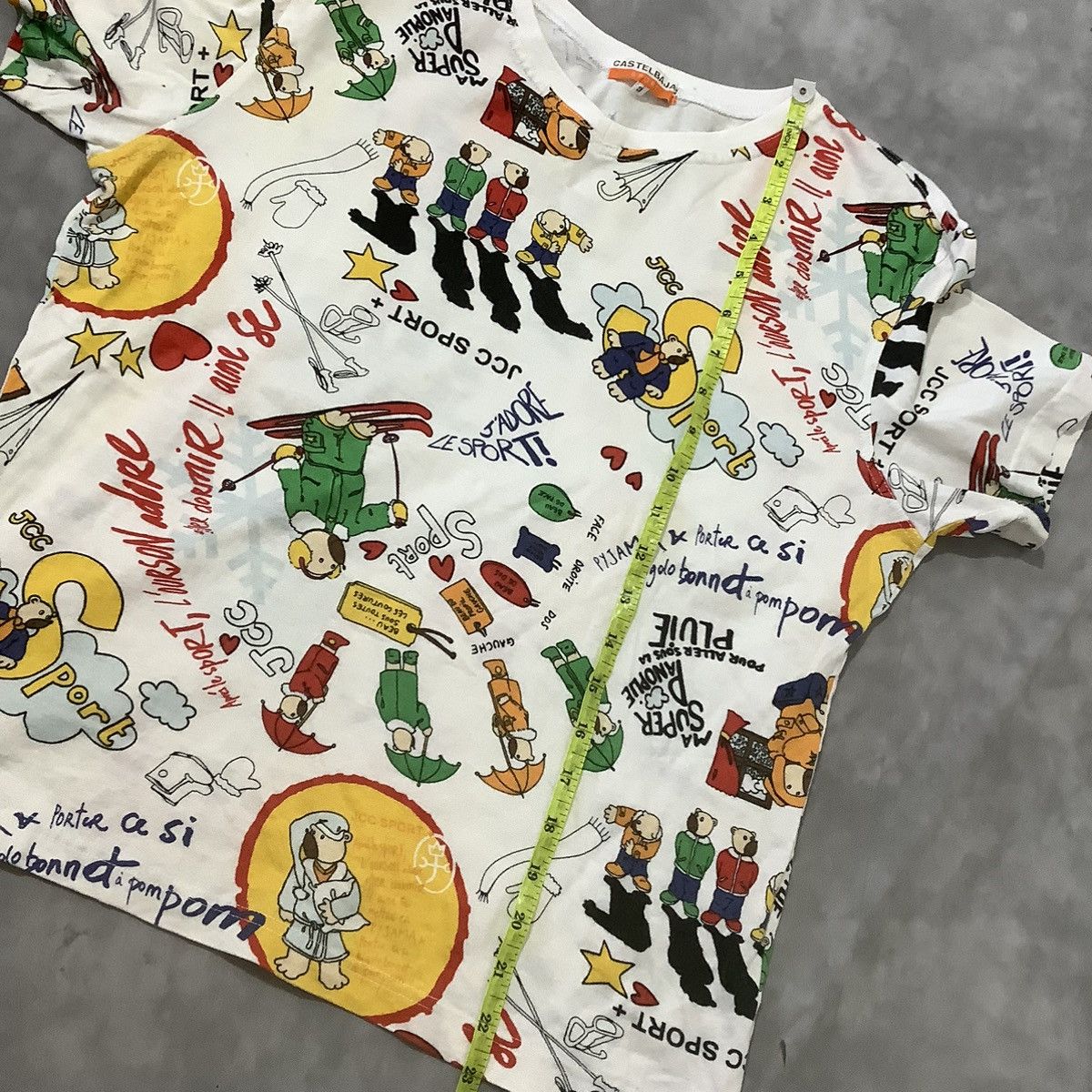 Jean Charles De Castelbajac Vintage Castelbajac Sport Overprint Size US L / EU 52-54 / 3 - 11 Thumbnail