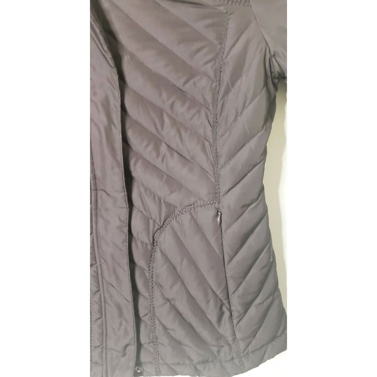 Kenneth Cole Kenneth Cole Reaction Down Jacket Zip Up Puffer Outerwear Coat Small Dark Brown Women Size S / US 4 / IT 40 - 5 Thumbnail