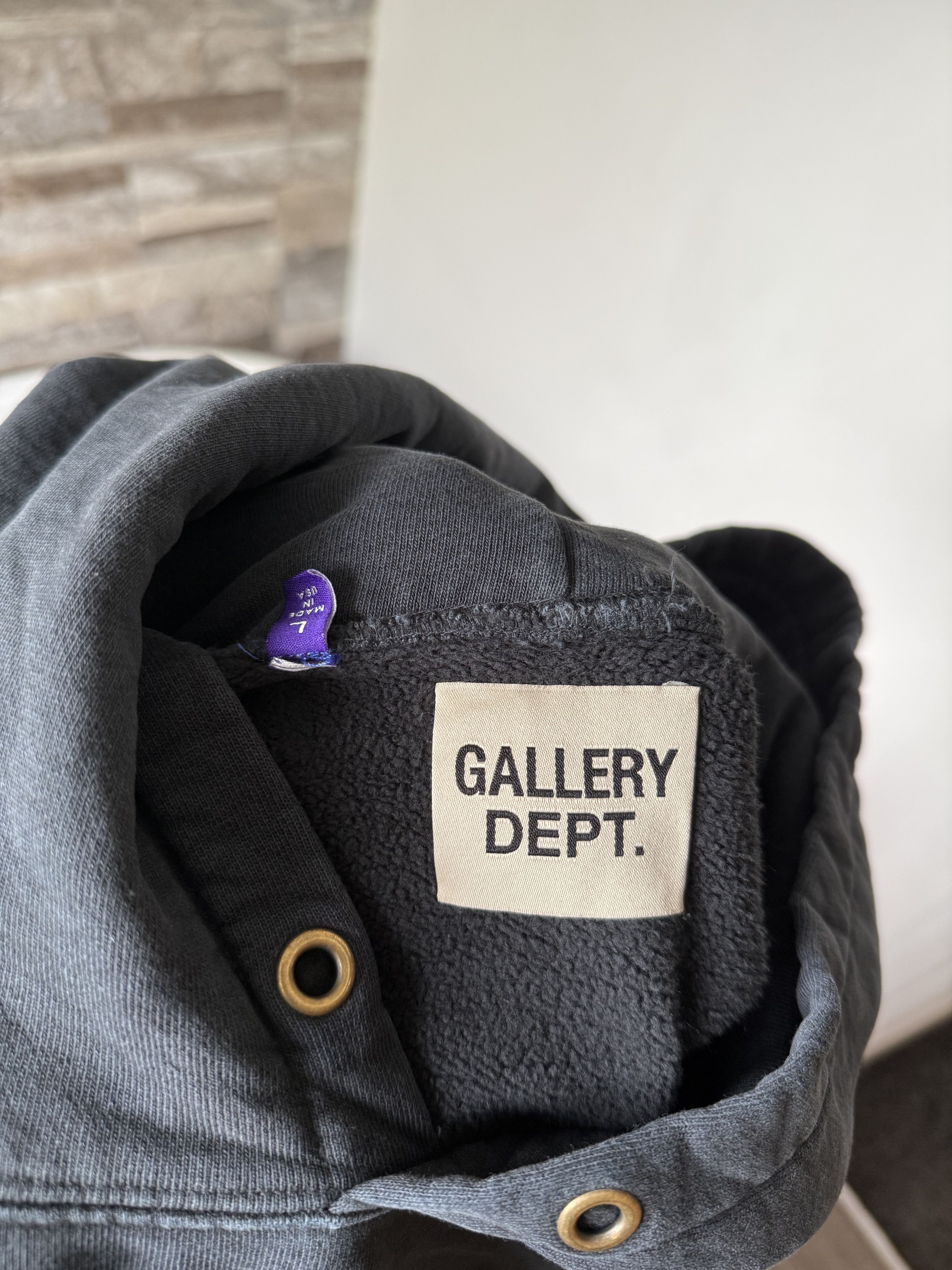 Gallery Dept. o1rshd1 Field Graphic Hoodie in Black Size US L / EU 52-54 / 3 - 3 Thumbnail
