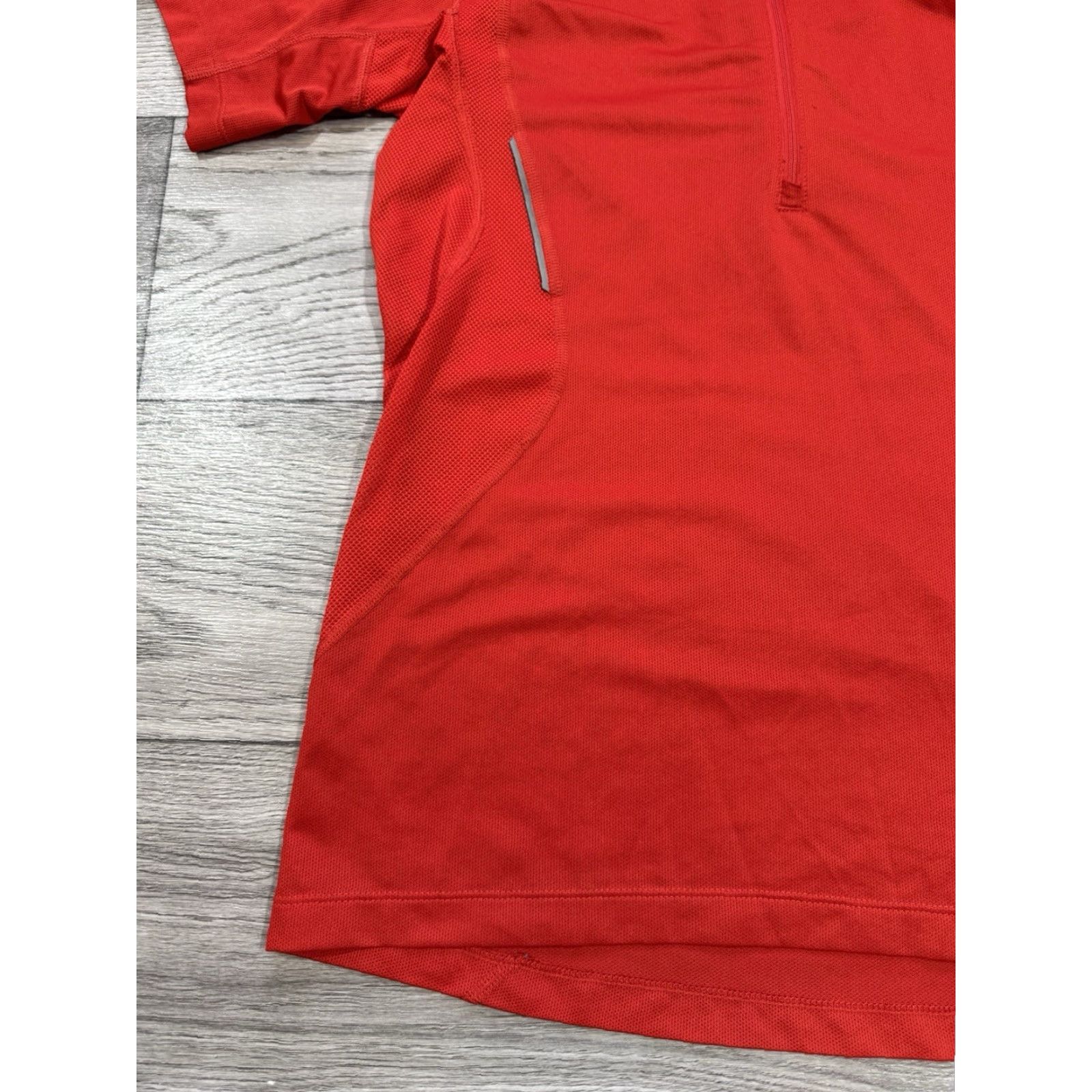 Salomon Salomon T-Shirt Short Sleeve Mens Size S Red ActiLite Trail Running 1/3 Zip Overall Activewear Shirt Size US S / EU 44-46 / 1 - 4 Thumbnail