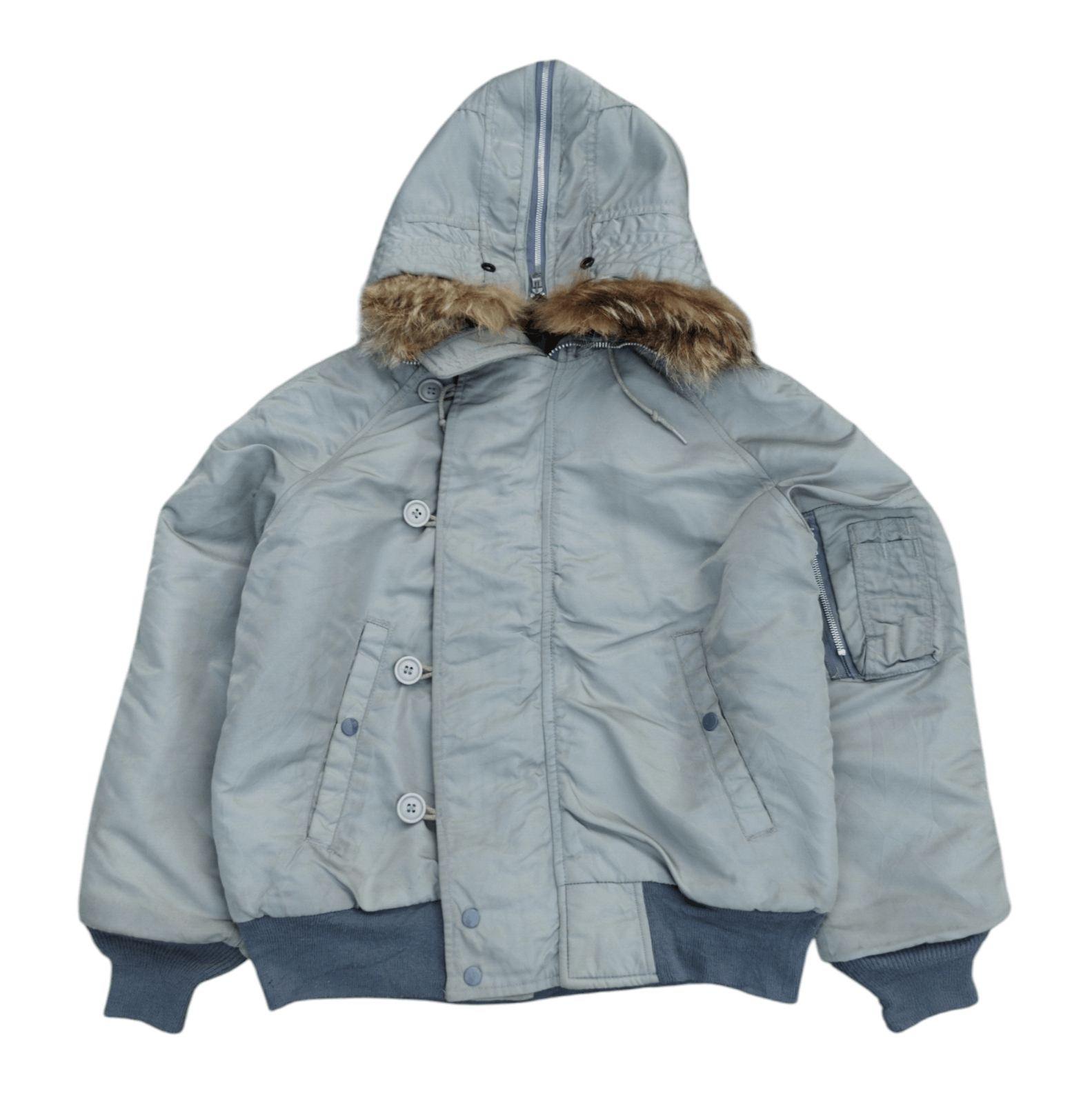 Alpha Industries Patriot type N-2B attaced hood bomber Size US S / EU 44-46 / 1 - 1 Thumbnail