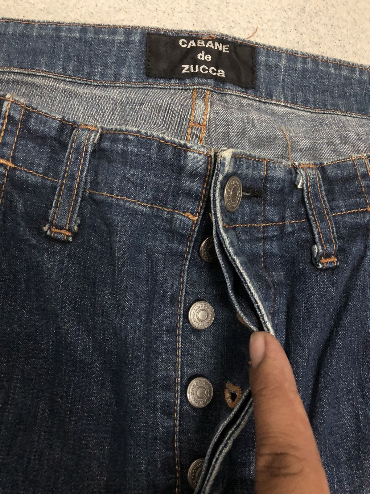 CABANE de ZUCCa Vintage Cabane De Zucca Issey miyake Japanese Denim Jeans Size US 30 / EU 46 - 6 Thumbnail