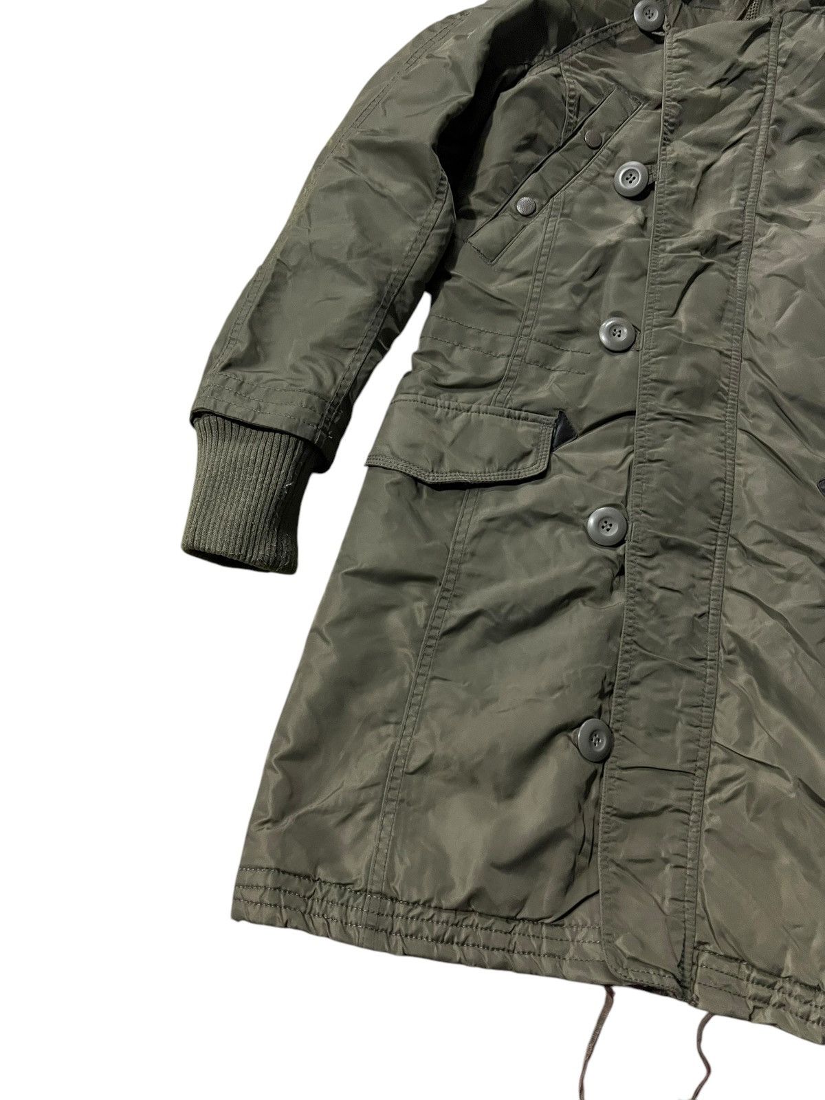 If Six Was Nine × Le Grande Bleu (L.G.B.) Vintage 2000’s G.O.A Military Parka Fur Jacket Size US S / EU 44-46 / 1 - 3 Thumbnail