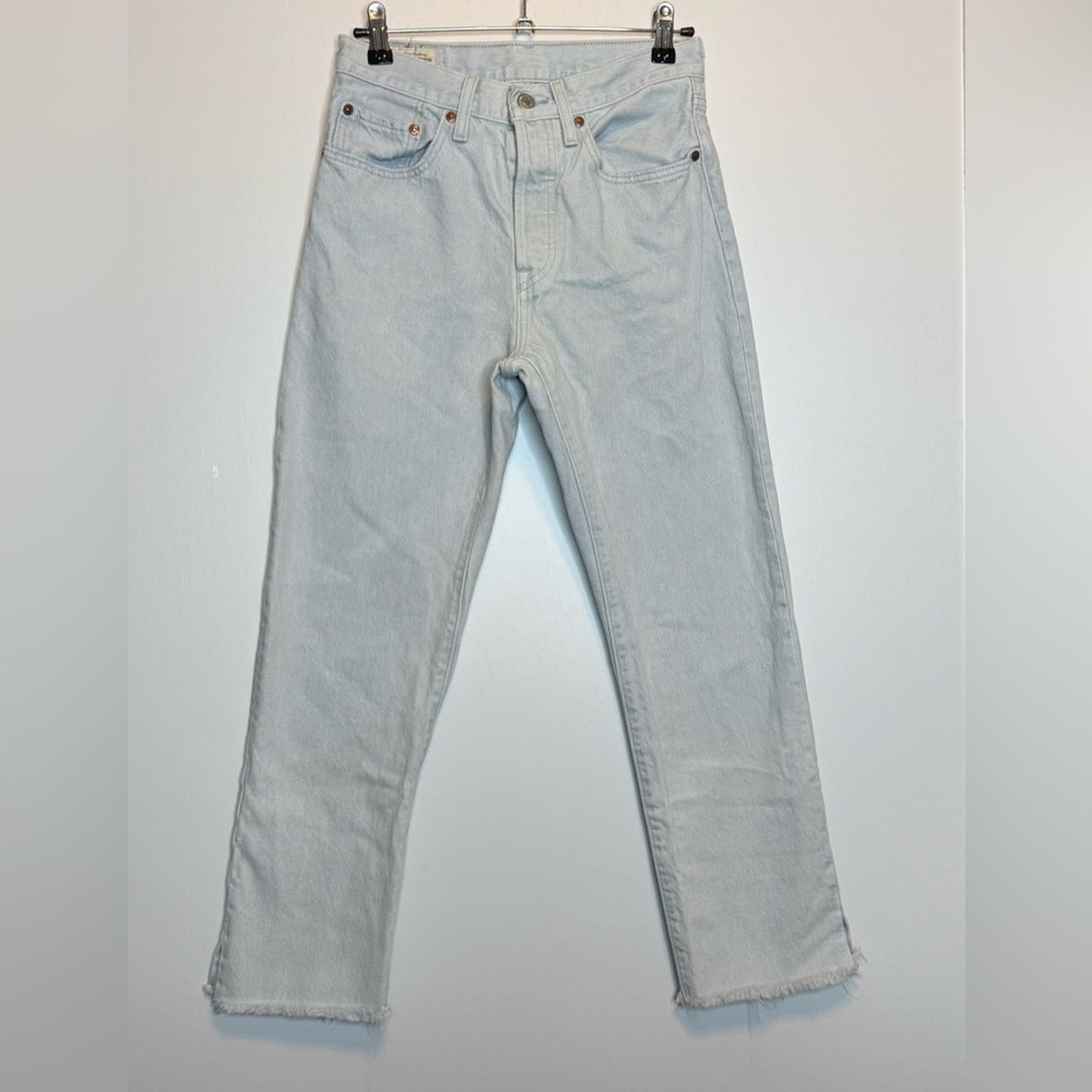 Levi's Levi’s 501 Original Cropped Jeans Vintage Inspired Size 26" / US 2 / IT 38 - 6 Thumbnail