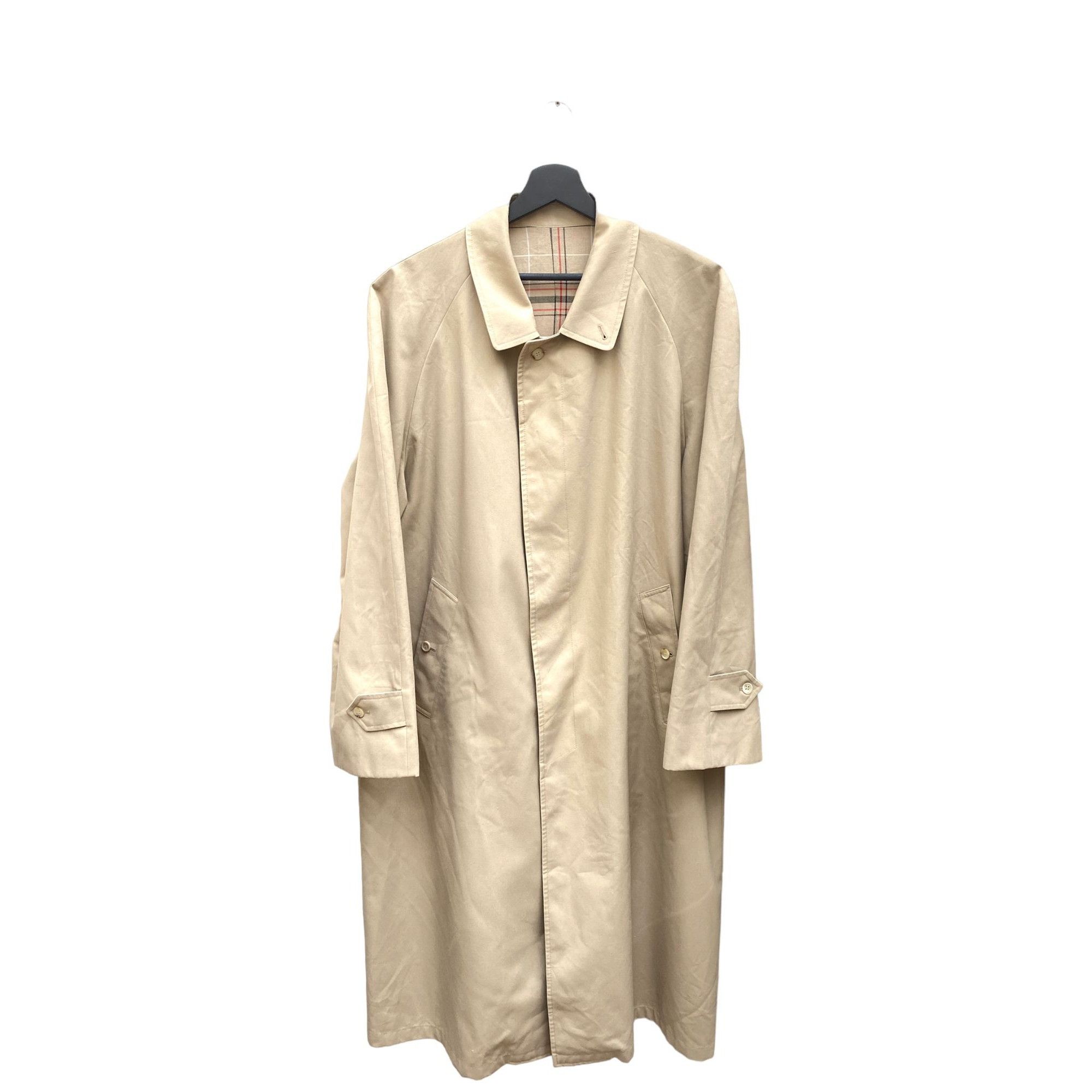 image of YVES Saint Laurent Beige Mackintosh Coat, Men's (Size Large)