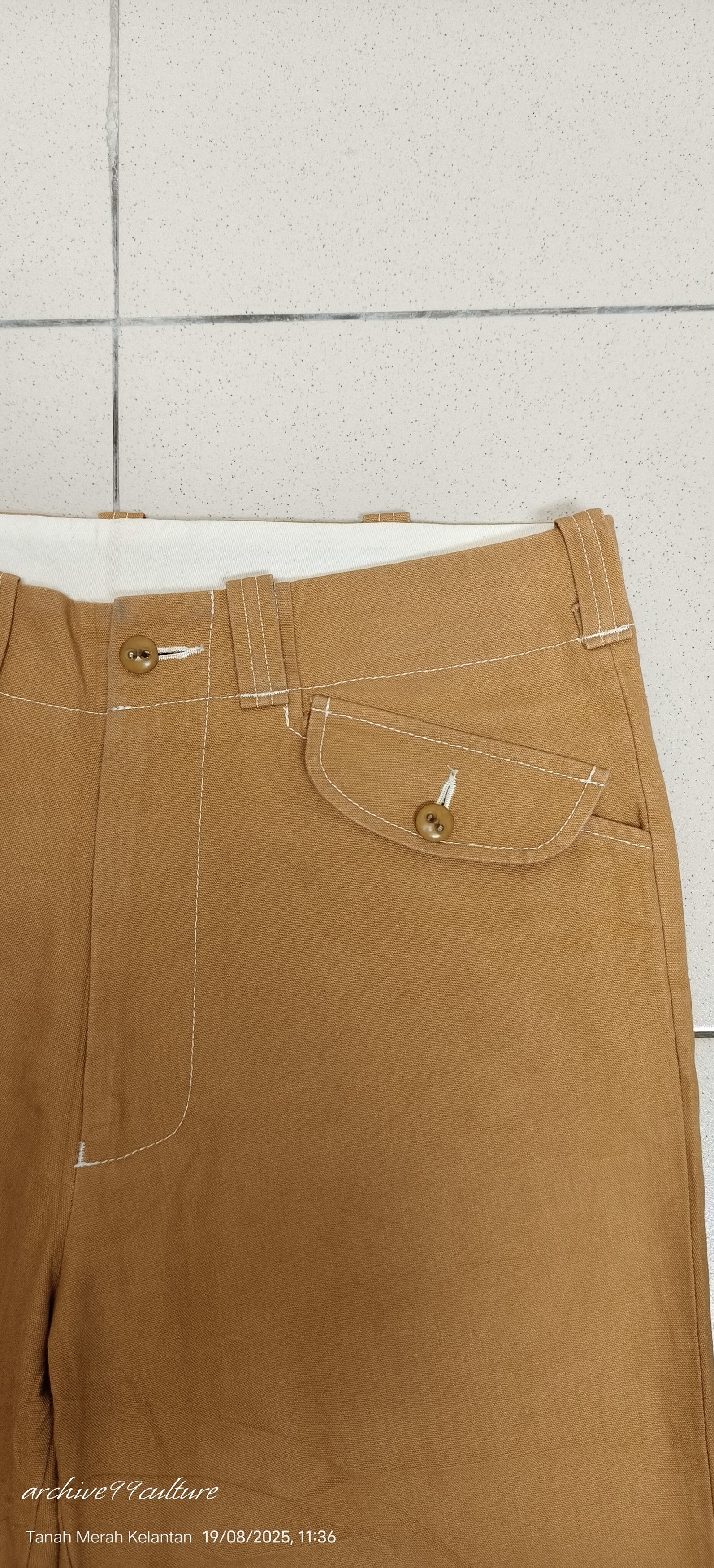Japanese Brand Archive M Sixteen M-16 Cotton duck hunting trousers Size US 32 / EU 48 - 11 Thumbnail