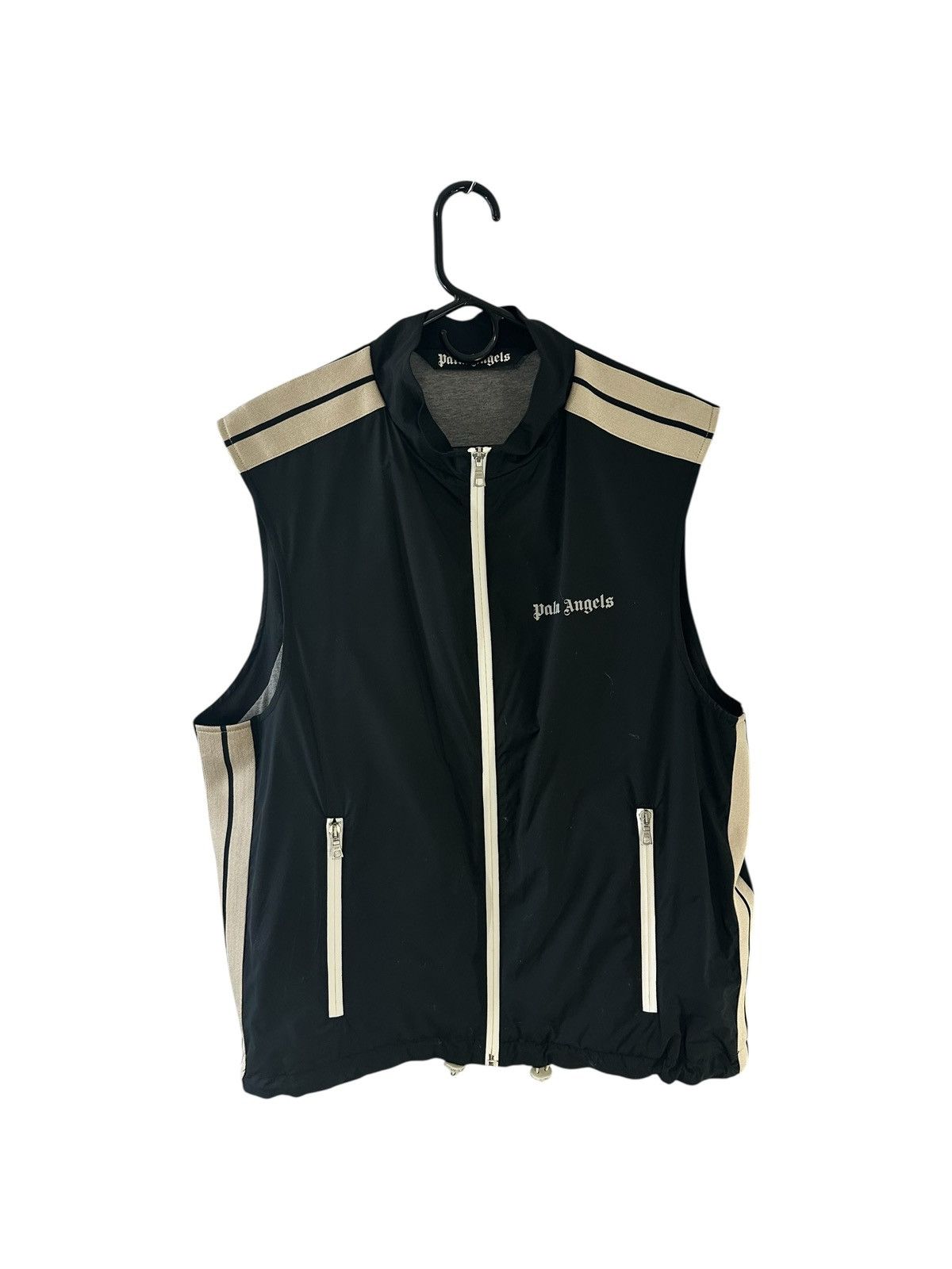 Palm Angels Palms Angels Front Zipped Classic Logo Nylon Vest Size US L / EU 52-54 / 3 - 1 Thumbnail