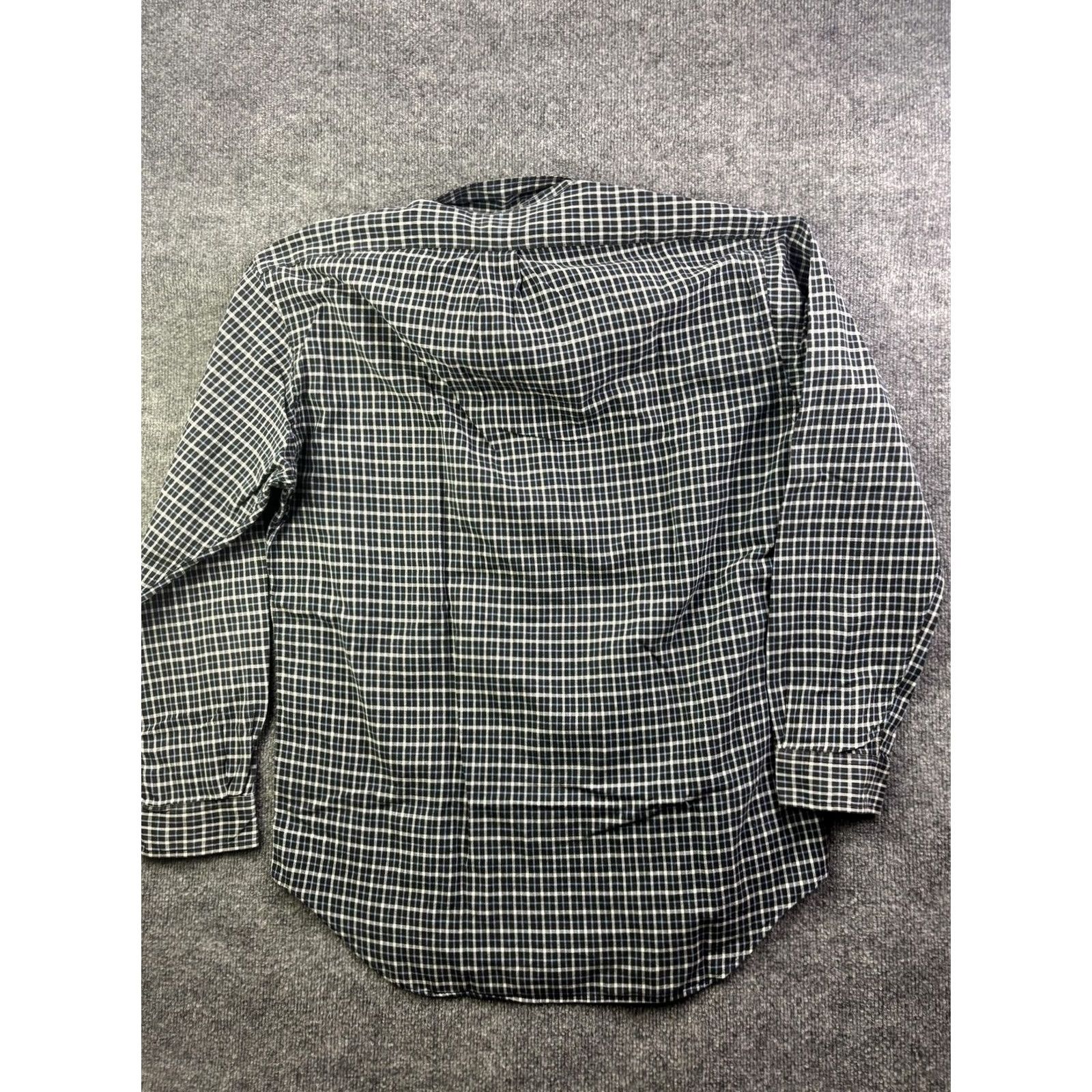 Ralph Lauren Ralph Lauren Shirt Mens M Blue Check Long Sleeve Button Front Blake Embroidered Polo Player Image Size US M / EU 48-50 / 2 - 7 Thumbnail