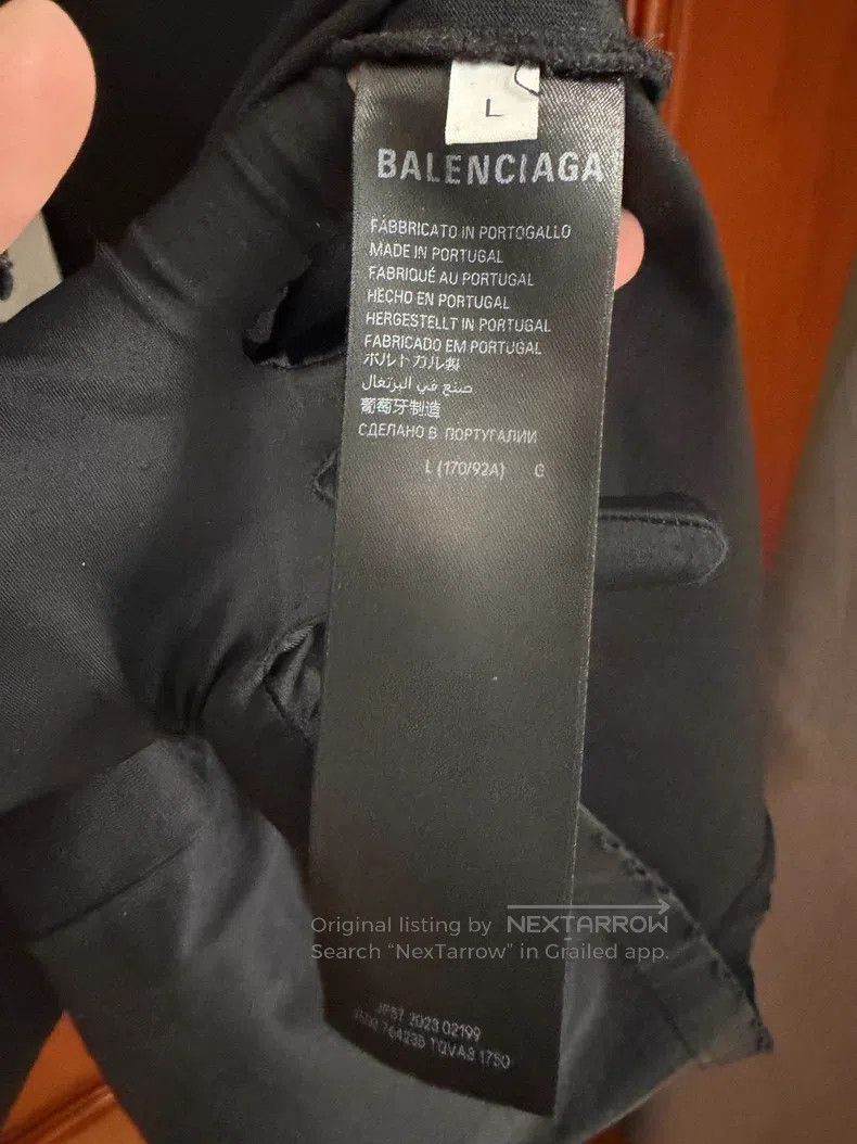Balenciaga Balenciaga Faded Logo Short Sleeve Size US L / EU 52-54 / 3 - 4 Thumbnail